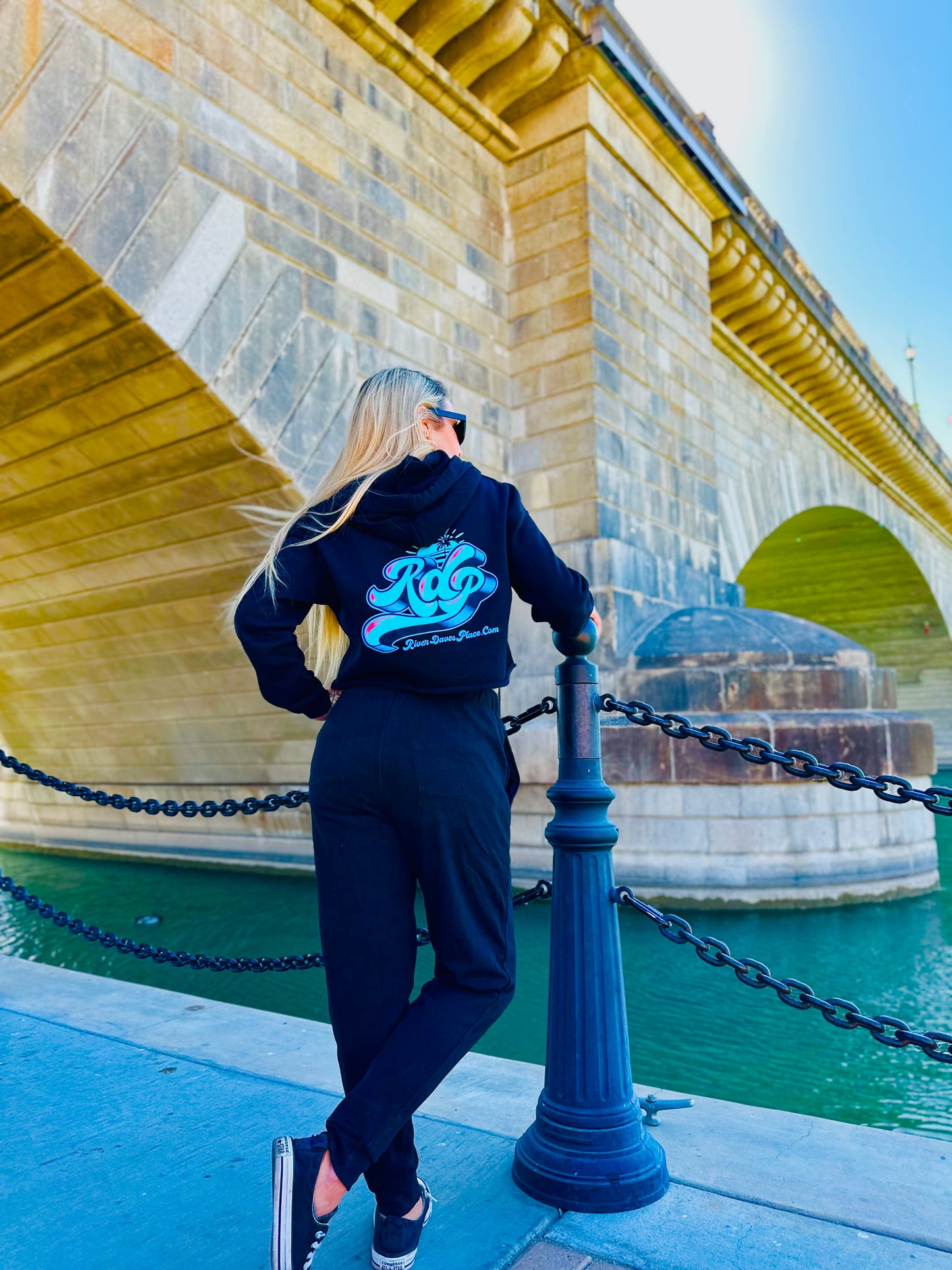 Retro Crop Hoodie