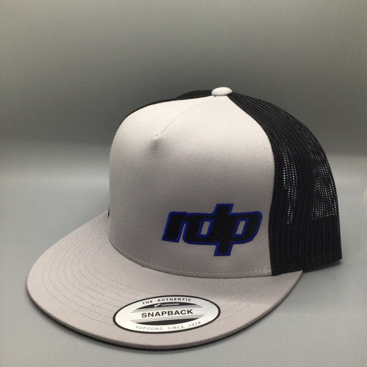 Authentic SnapBack Flatbill Grey/Black Mesh