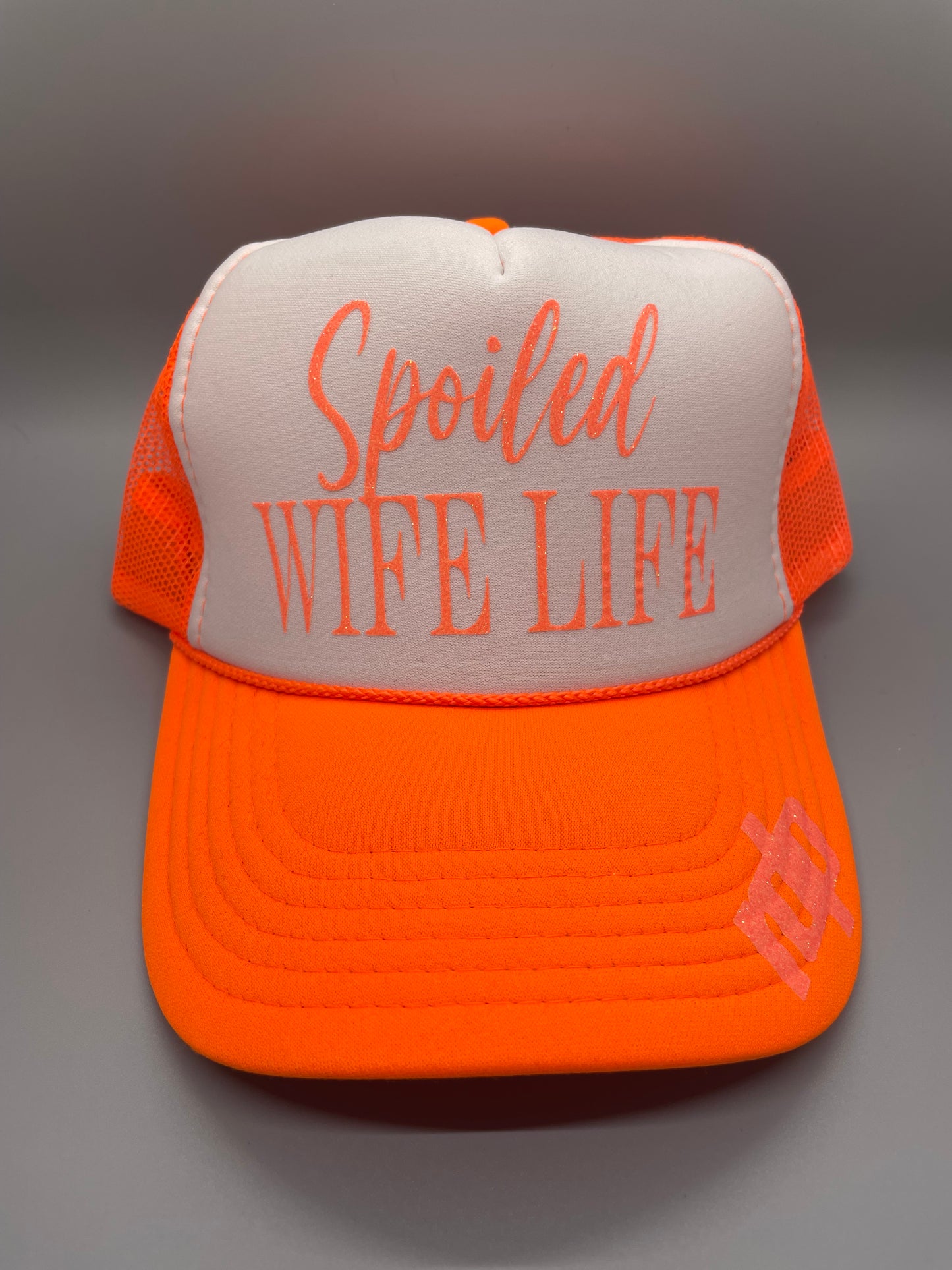 Women's 'Spoiled Wife Life' Snapback Shimmer Hats