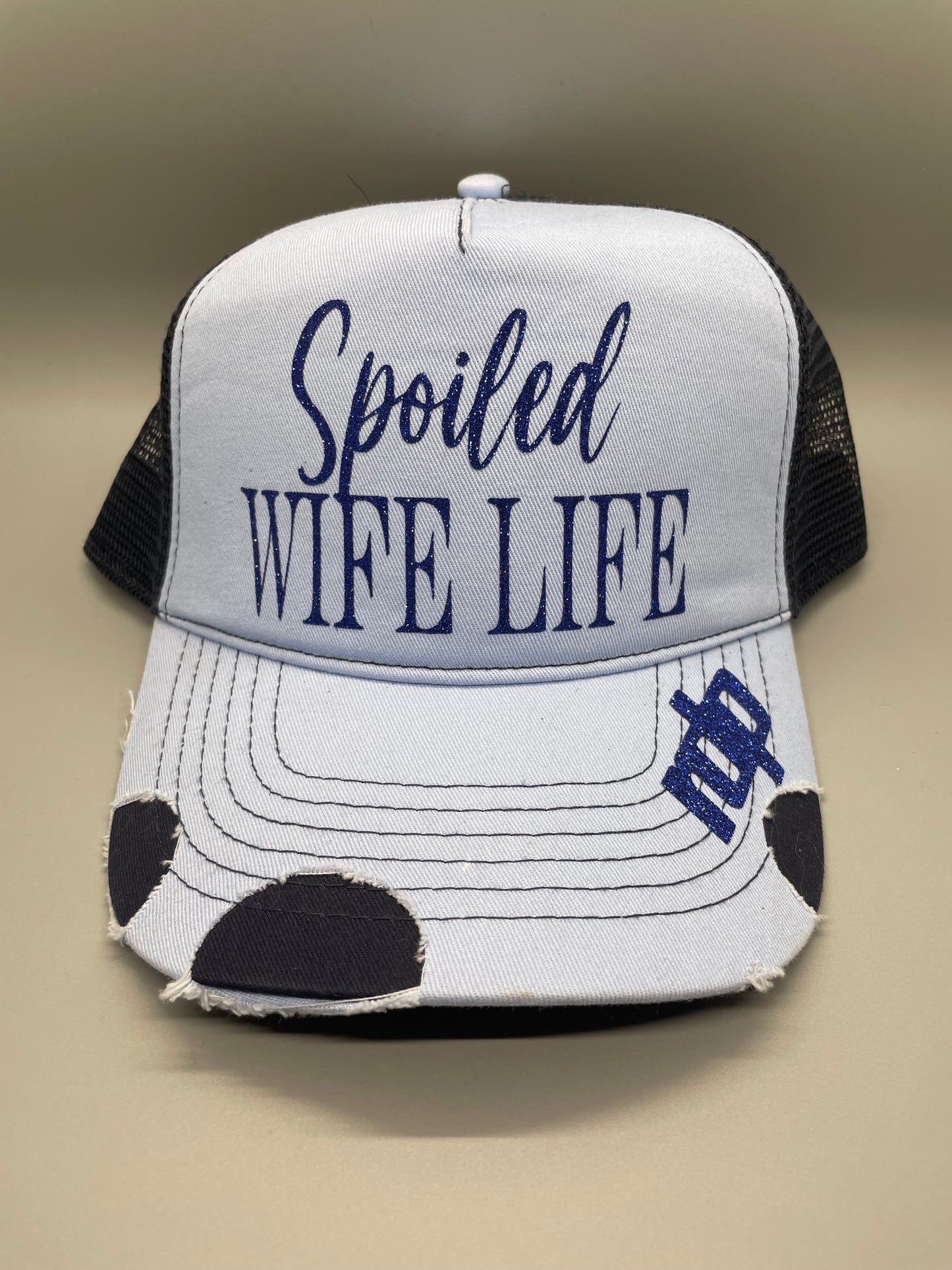 Women's 'Spoiled Wife Life' Snapback Shimmer Hats