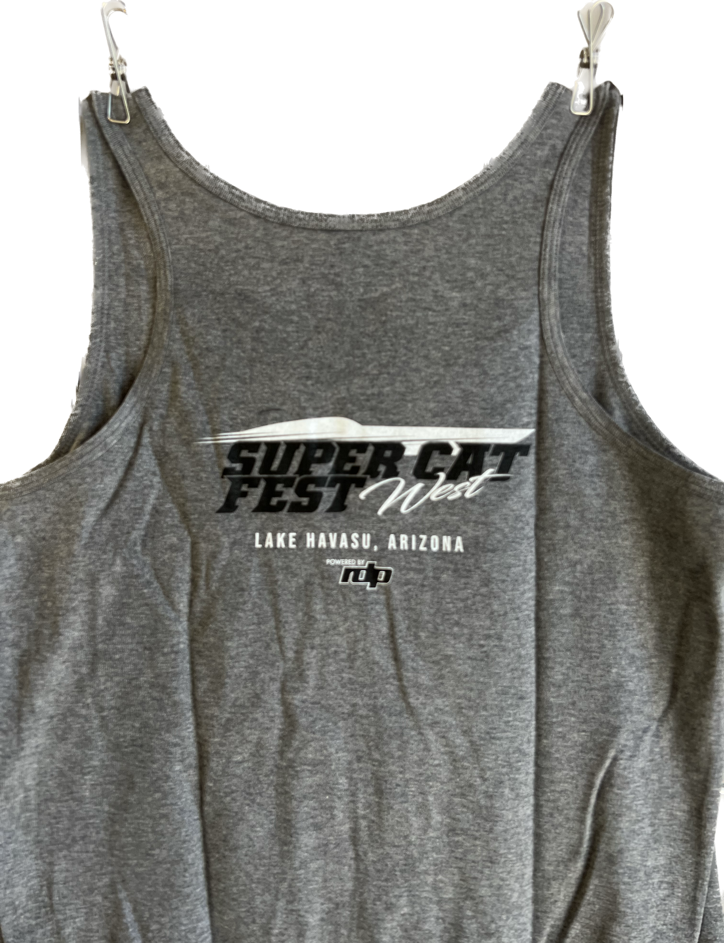Super Cat Fest West Women's Black or Grey Cotton Tank