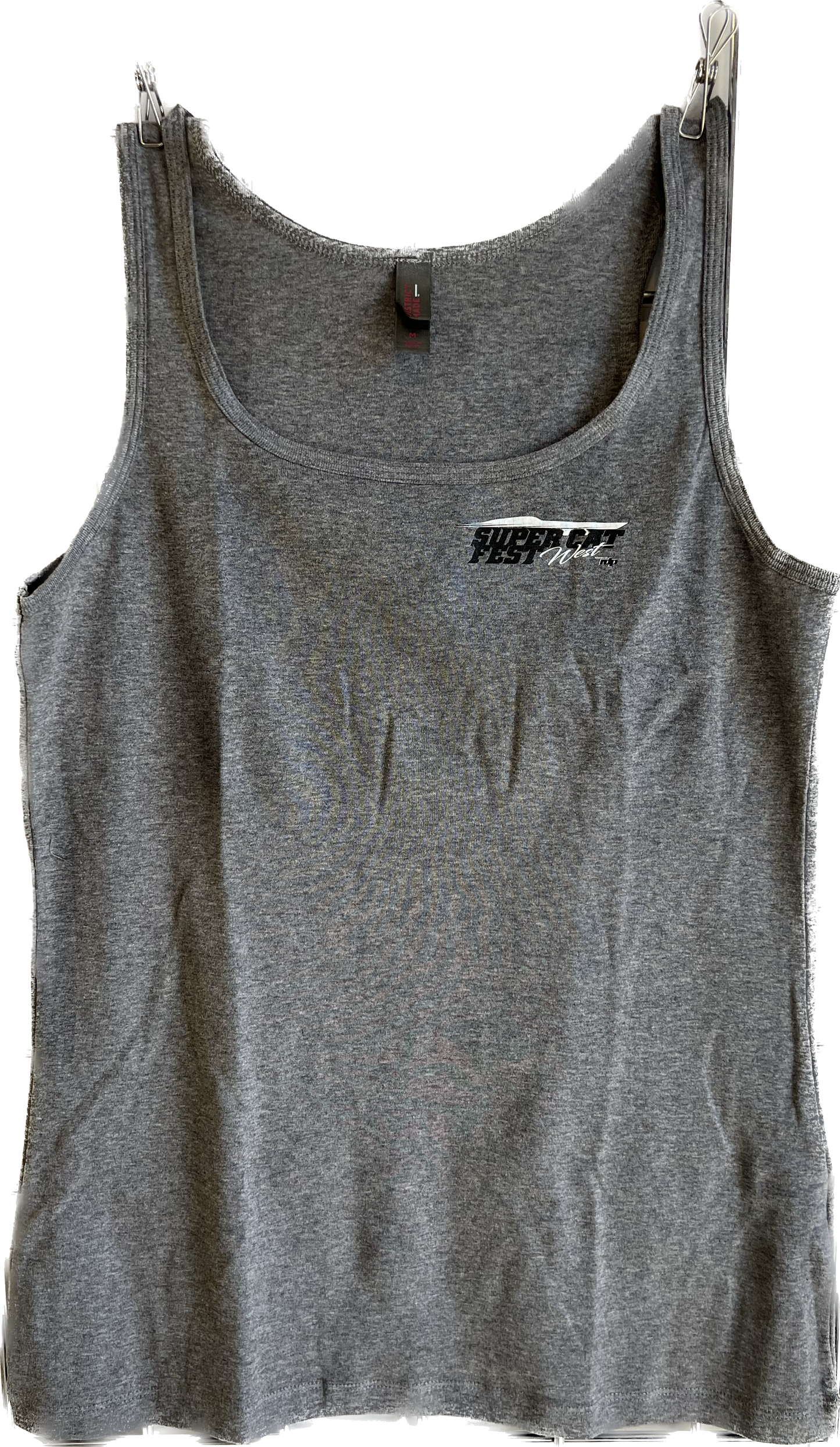 Super Cat Fest West Women's Black or Grey Cotton Tank