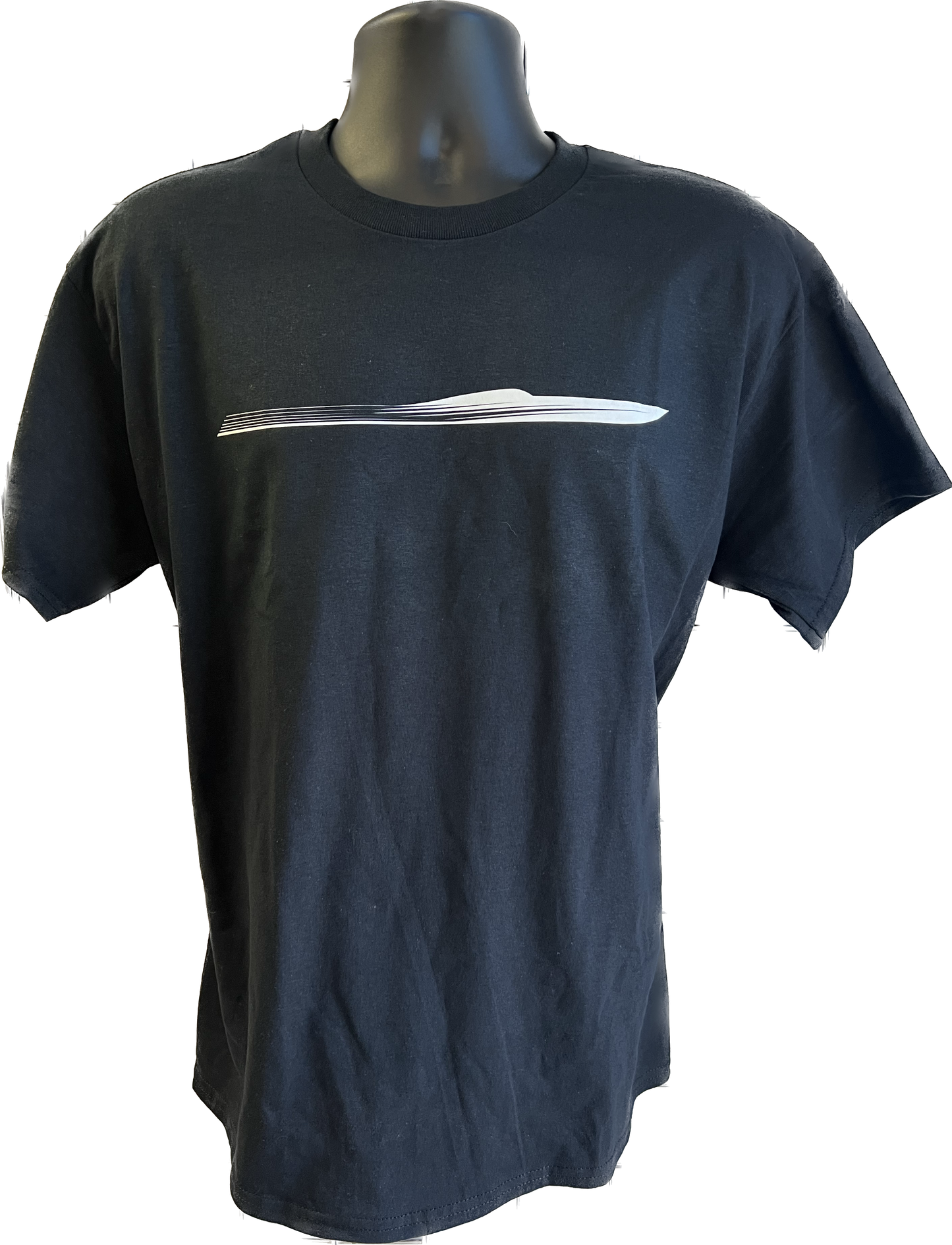 Super Cat Fest West Men's Black Boat Decal Tee