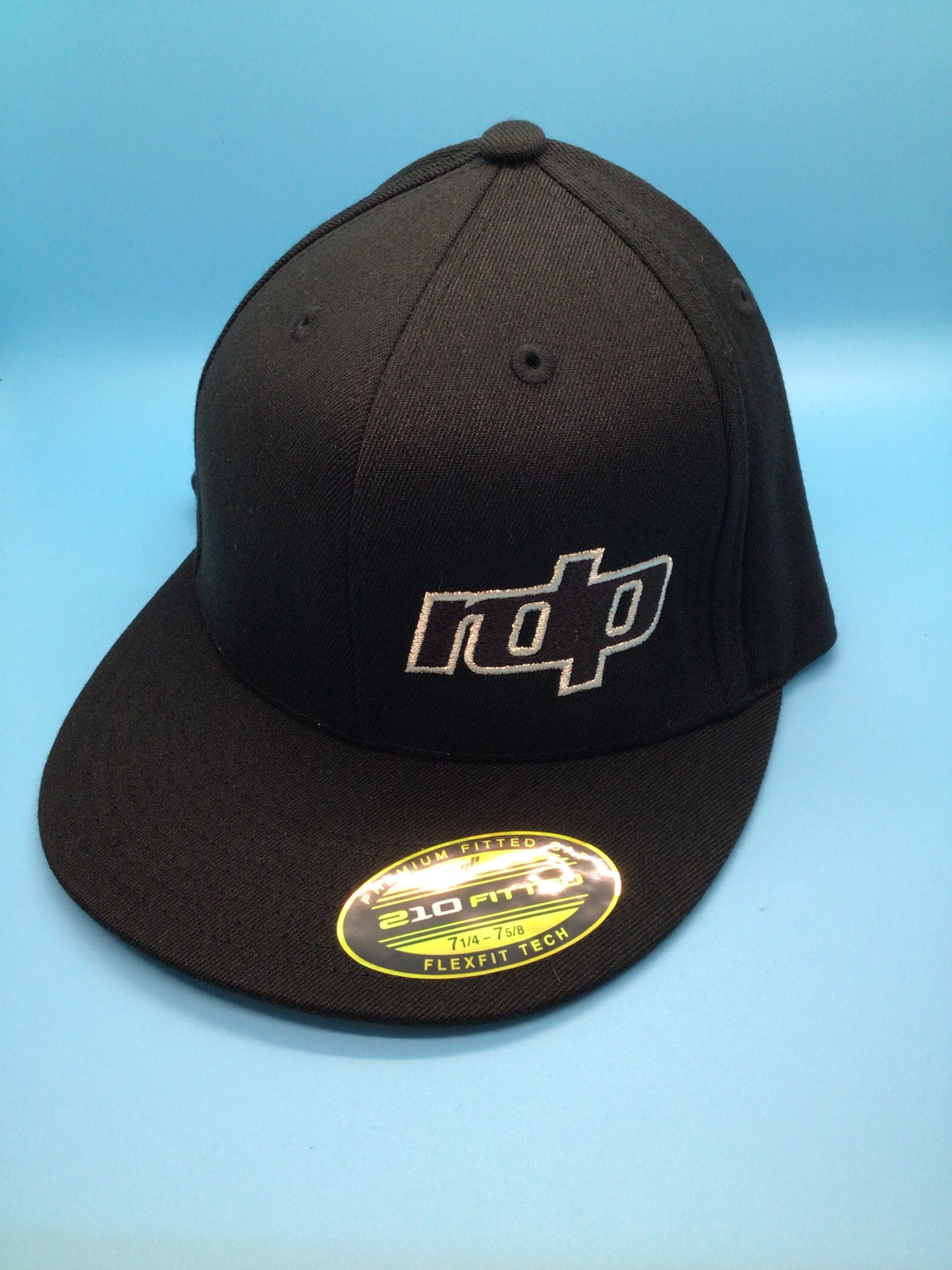 210 Fitted Flatbill - Black (7 1/14-7 5/8)