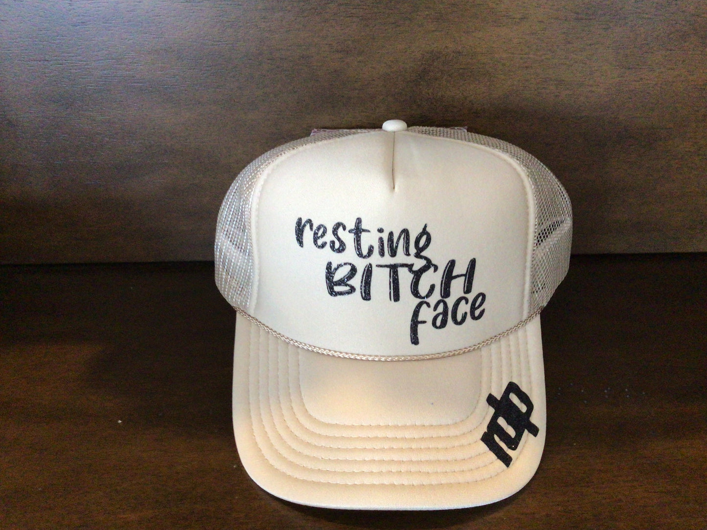 Women's "Resting Bitch Face" Snapback Shimmering Hat