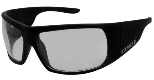 Greed Shiny Black Clear Lens Eyewear