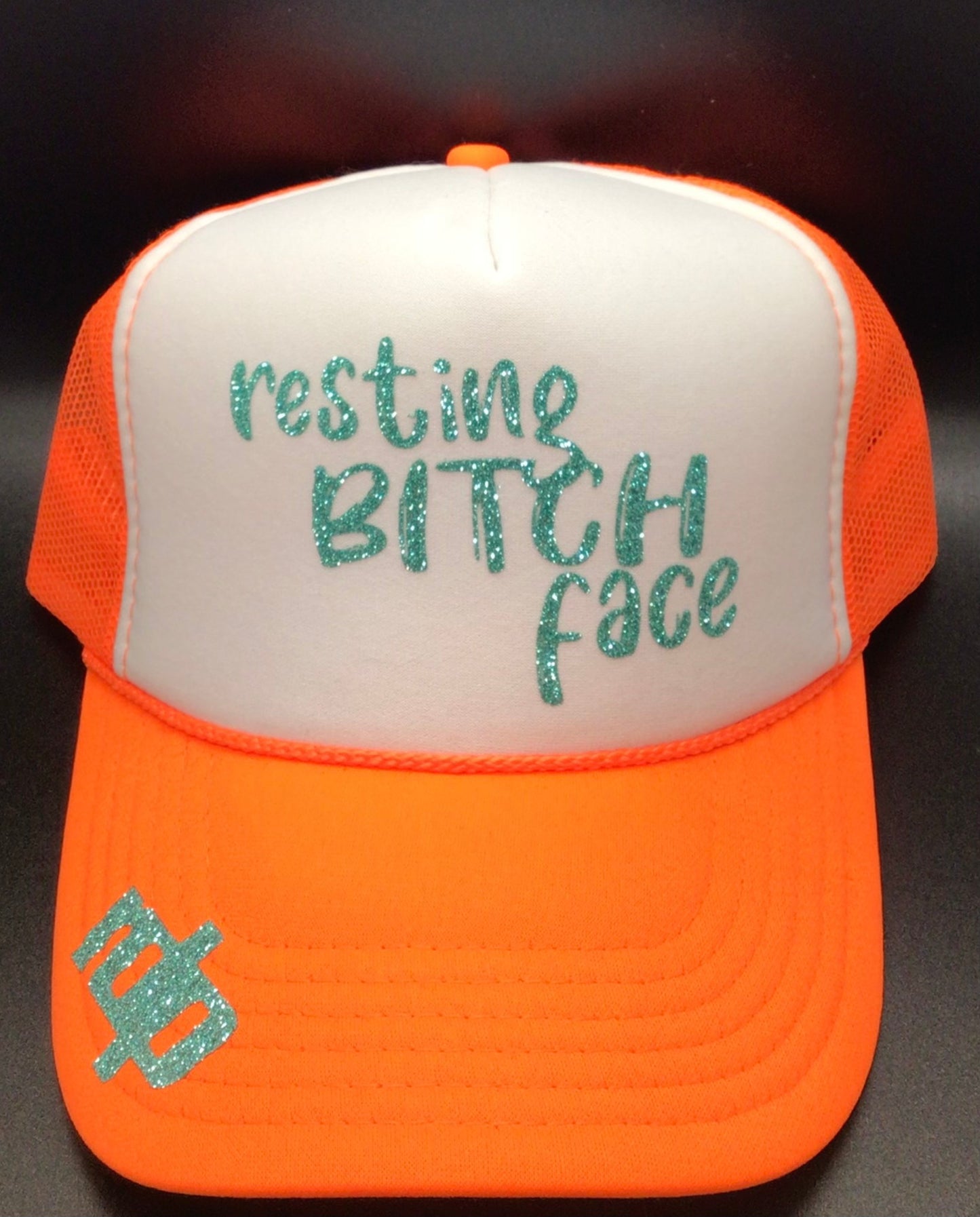 Women's "Resting Bitch Face" Snapback Shimmering Hat