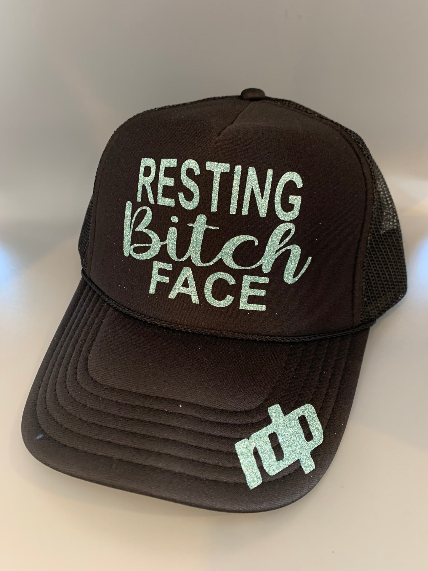 Women's "Resting Bitch Face" Snapback Shimmering Hat