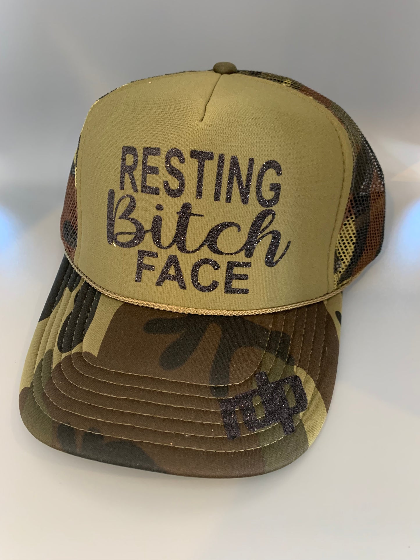 Women's "Resting Bitch Face" Snapback Shimmering Hat