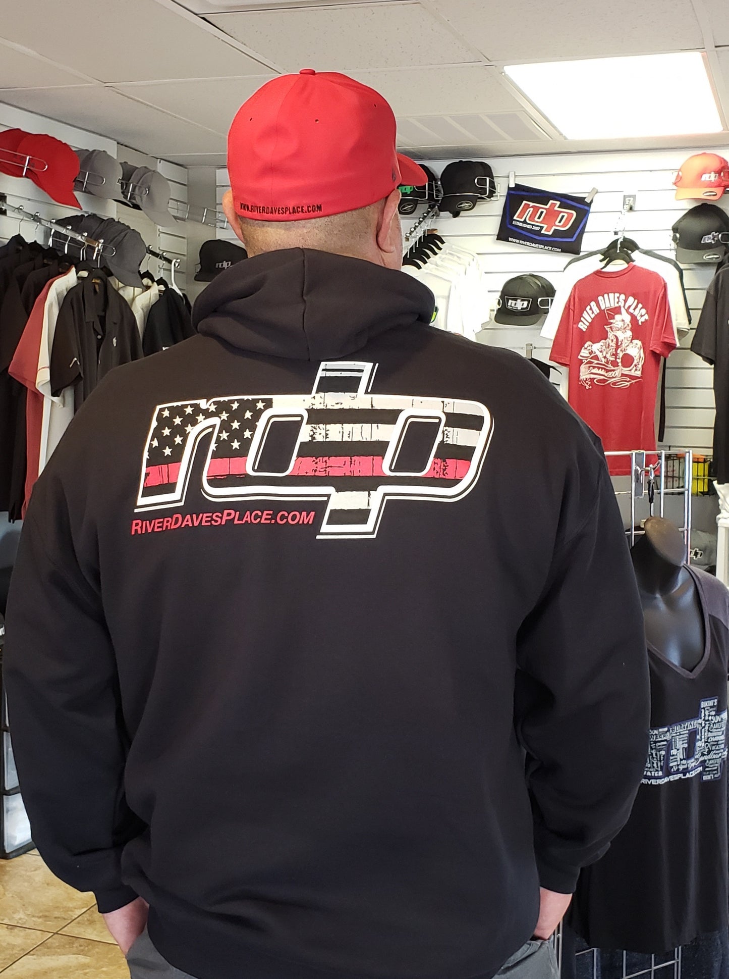 Hoodie -Men's RDP Thin Red Line