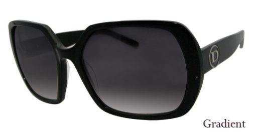 Tabu Shiny Black Smoke Gradient Eyewear Divine