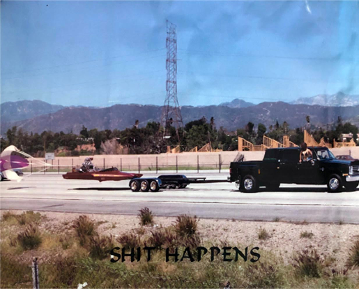 " Shit Happens" Poster 20x16