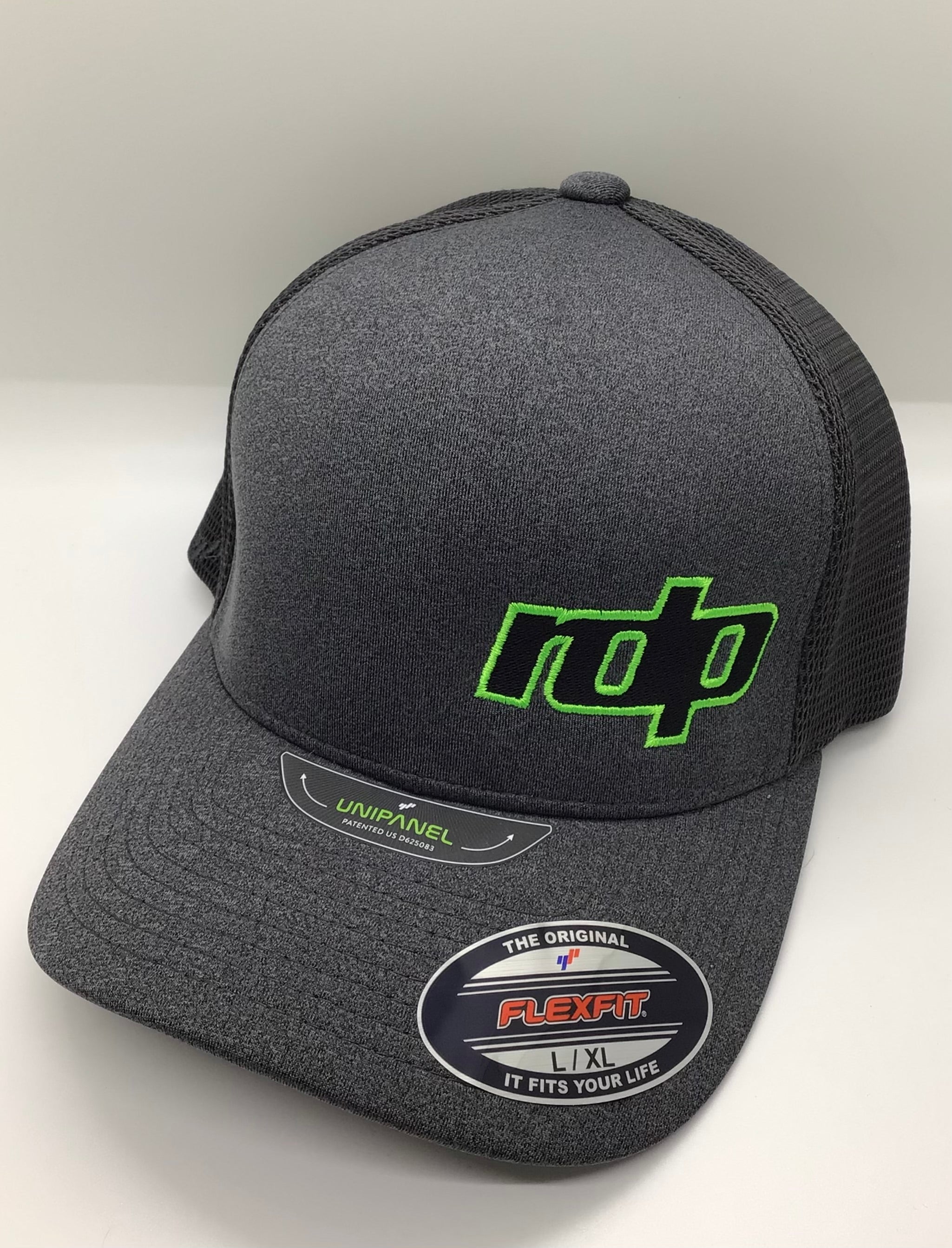 Original Flexfit Unipanel/Mesh Back - Charcoal Grey L/XL