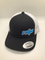 Authentic Snapback Flatbill - Black/Wht Mesh