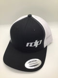 Authentic Snapback Flatbill - Black/Wht Mesh