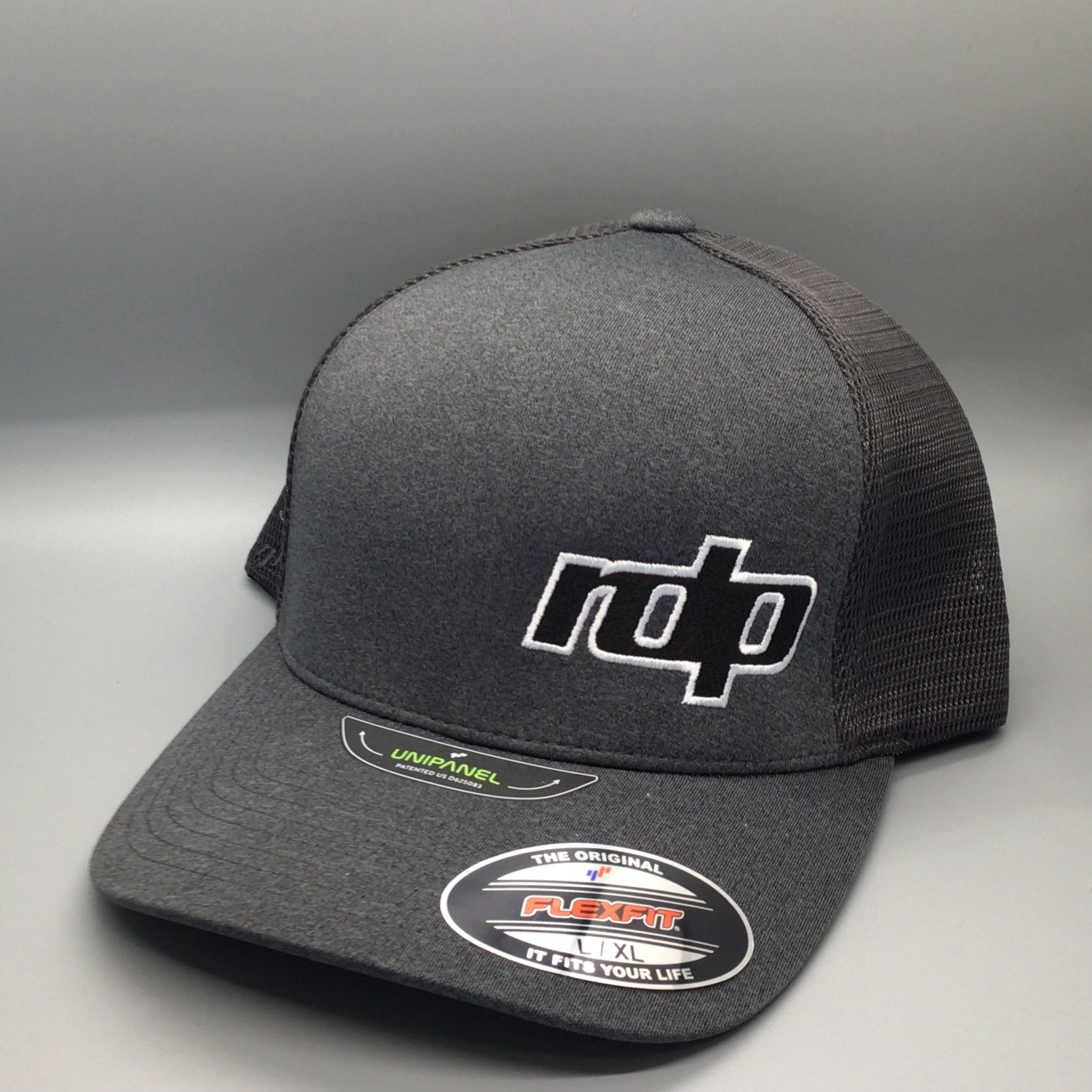 Original Flexfit Unipanel/Mesh Back - Charcoal Grey L/XL