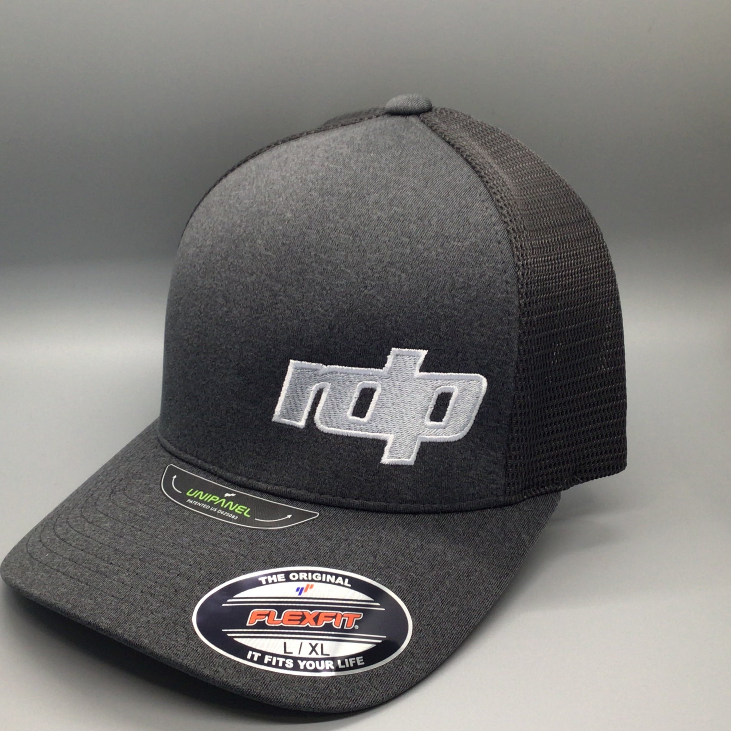 Original Flexfit Unipanel/Mesh Back - Charcoal Grey L/XL