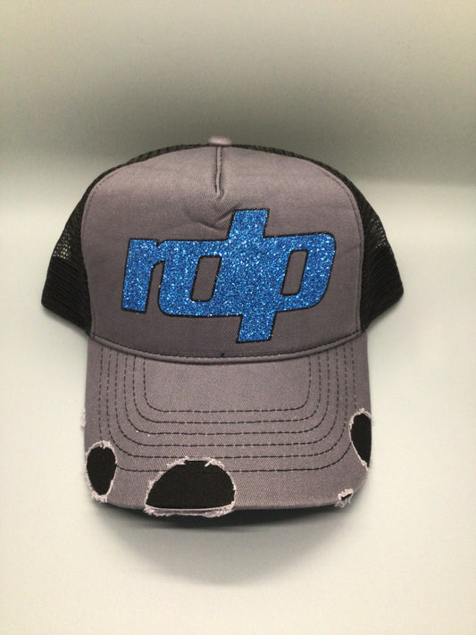 Women's  'RDP' Distressed Snapback Hat