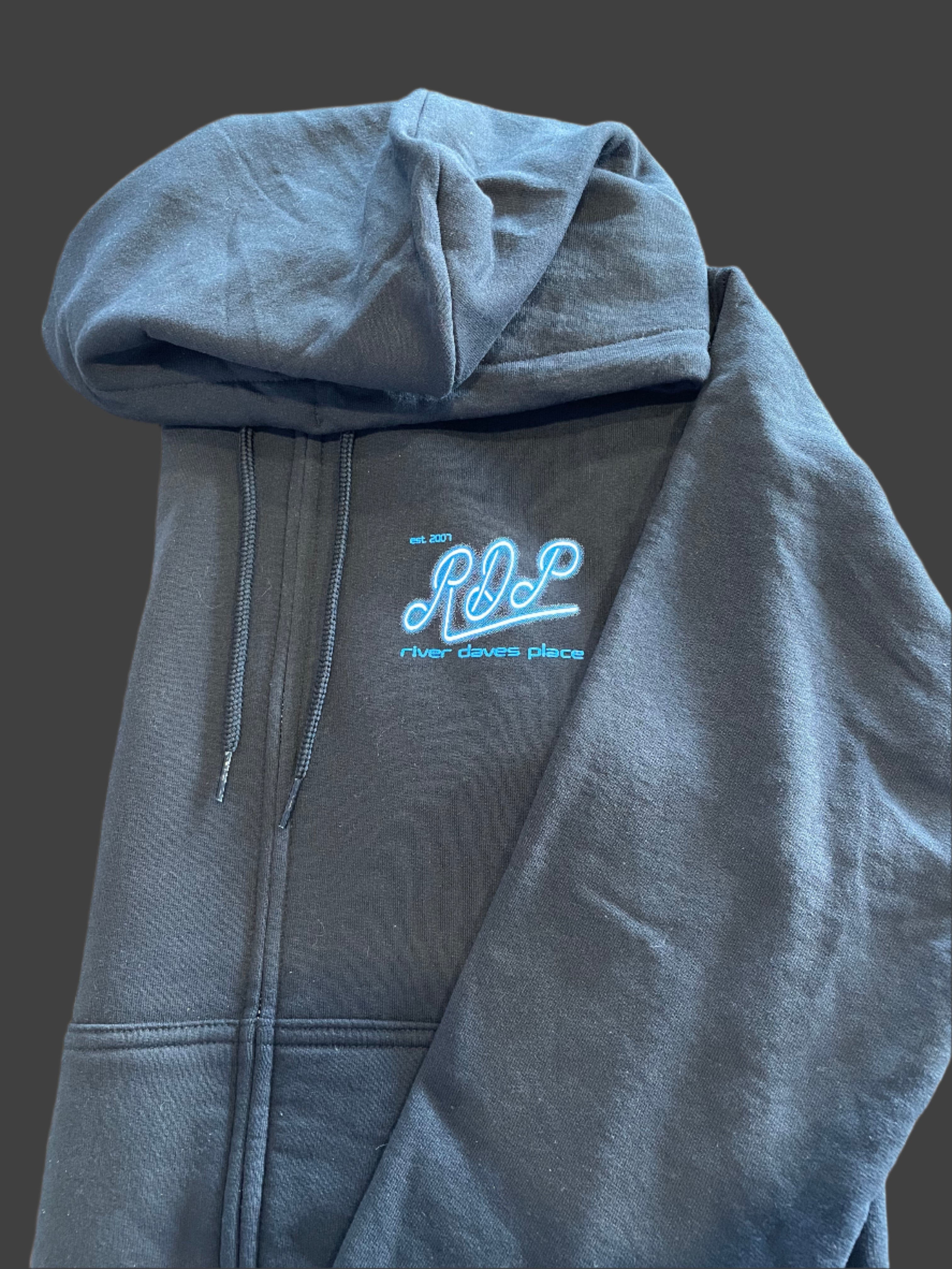 Neon Sign ZipUp Sweatshirt