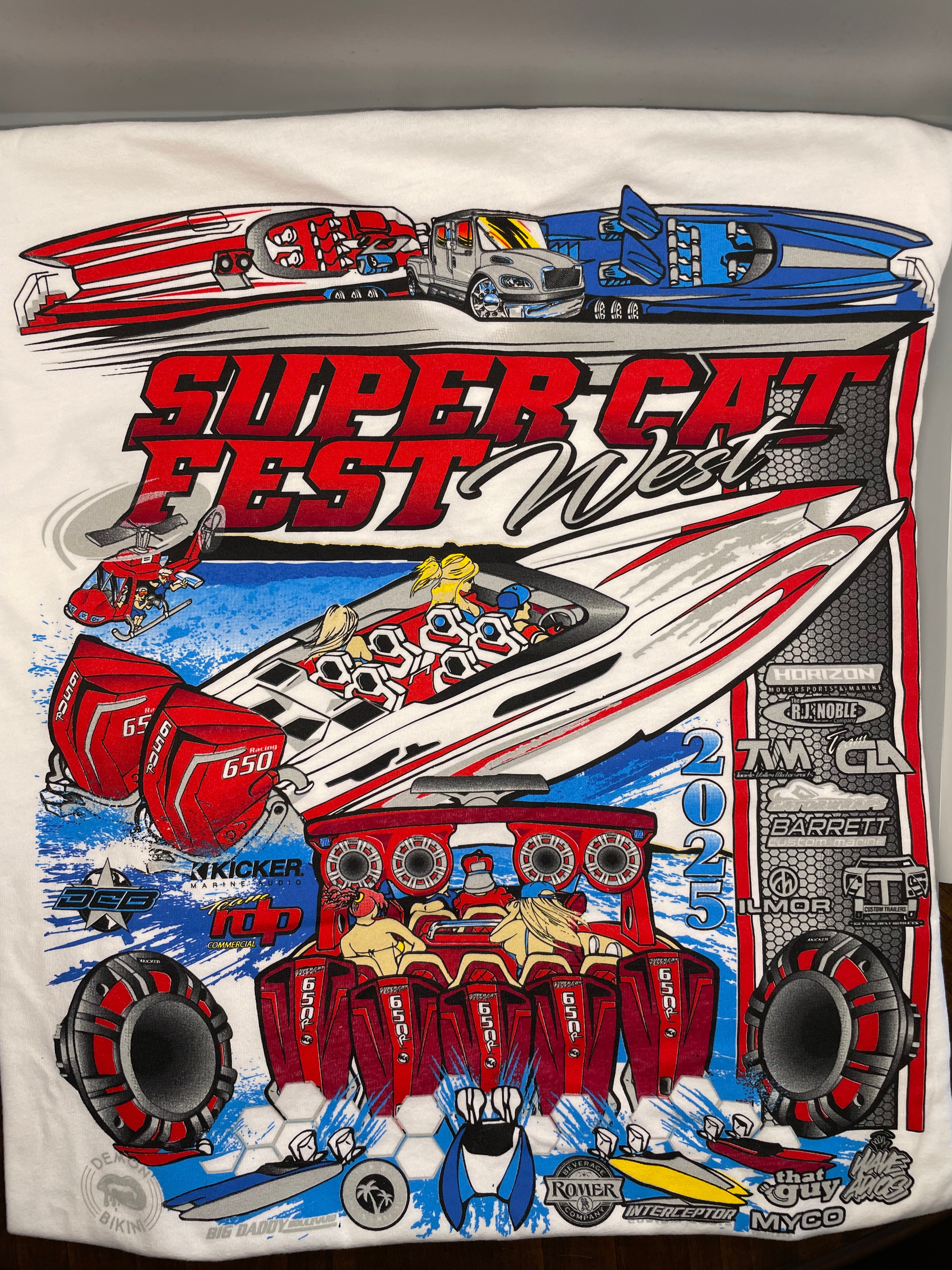 Super Cat Fest West 3rd Annual Event T-Shirt