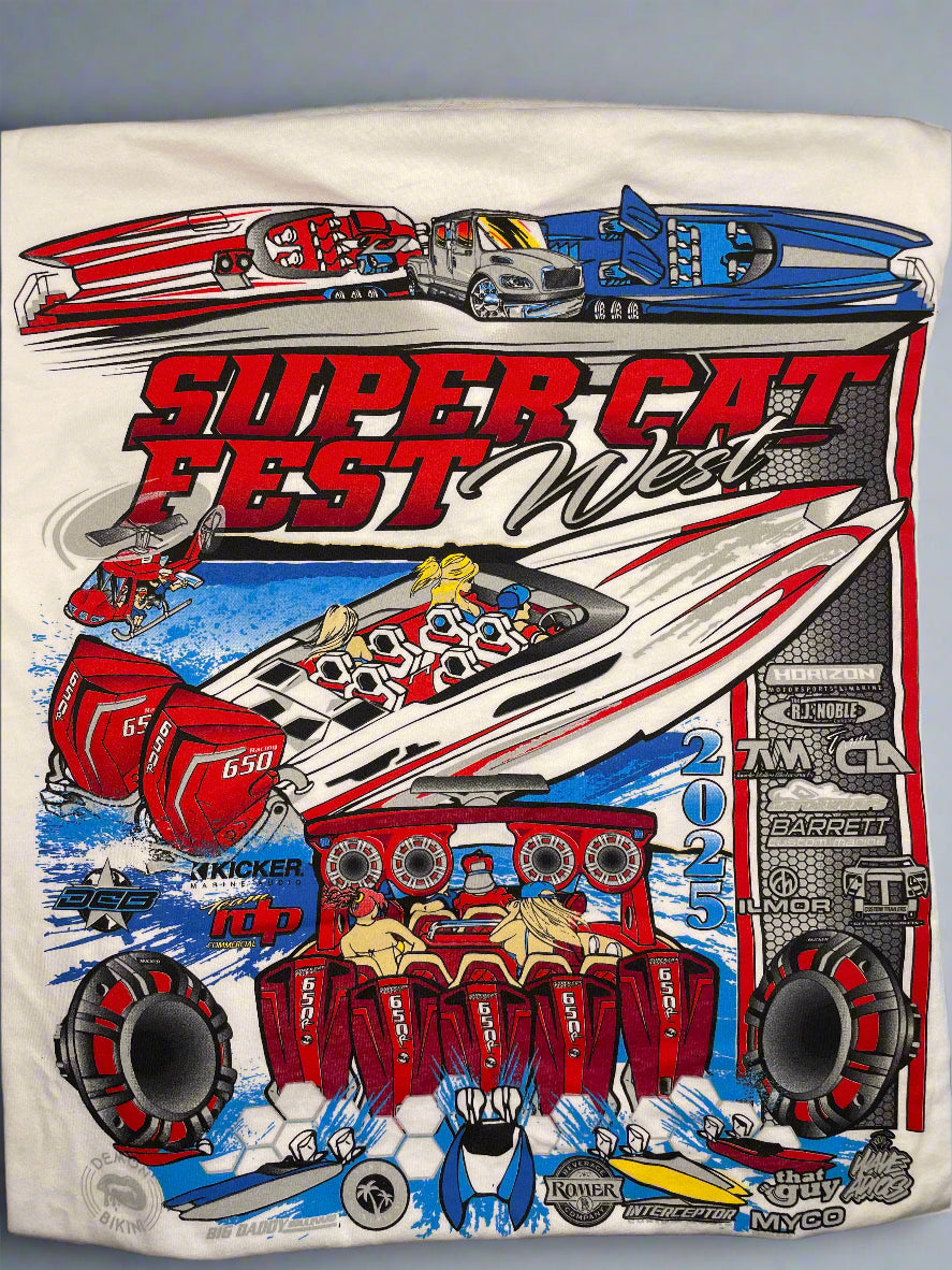 Super Cat Fest West 3rd Annual Womens Event Tee & Tank