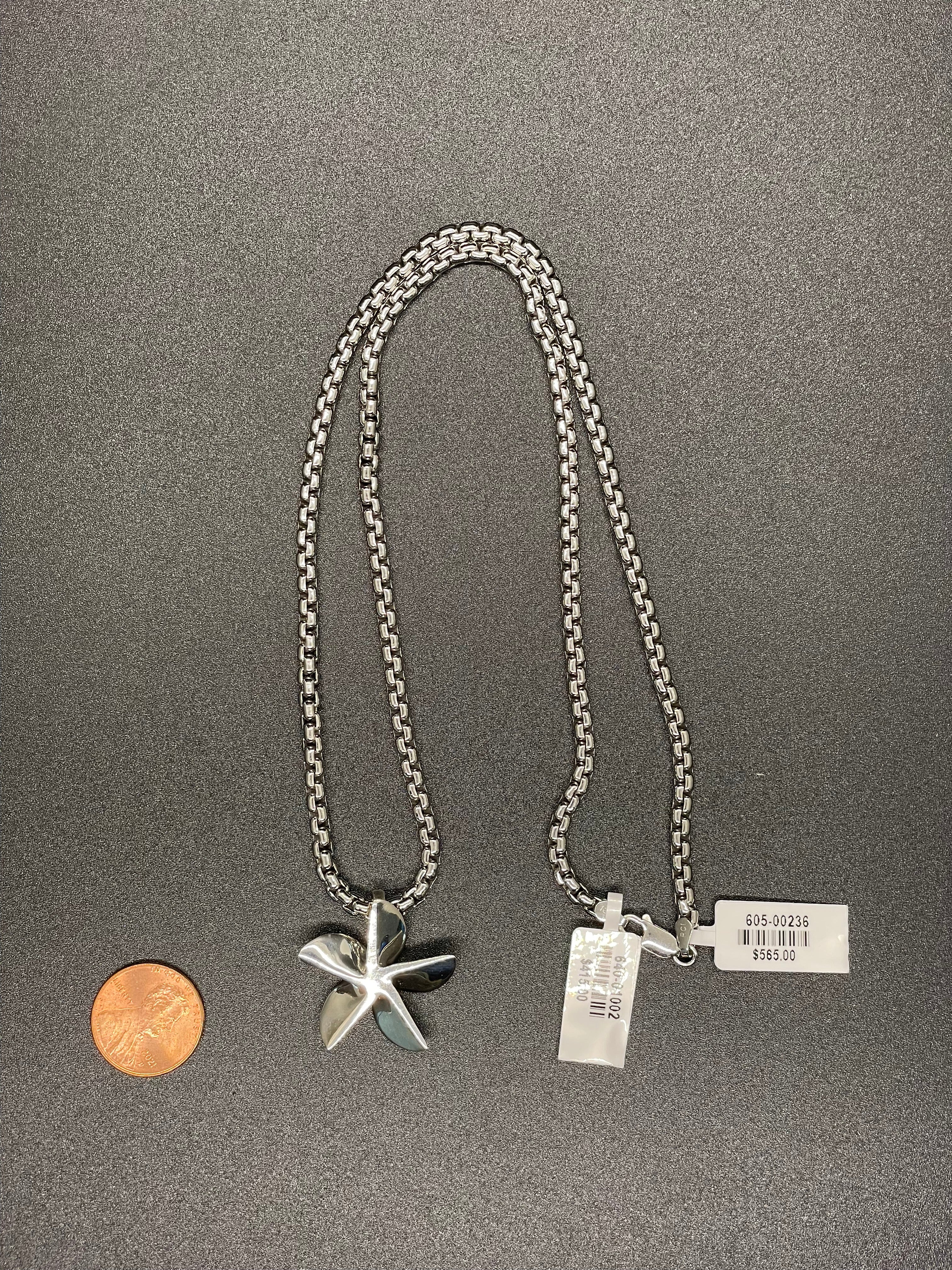 28MM Sterling Silver Necklace