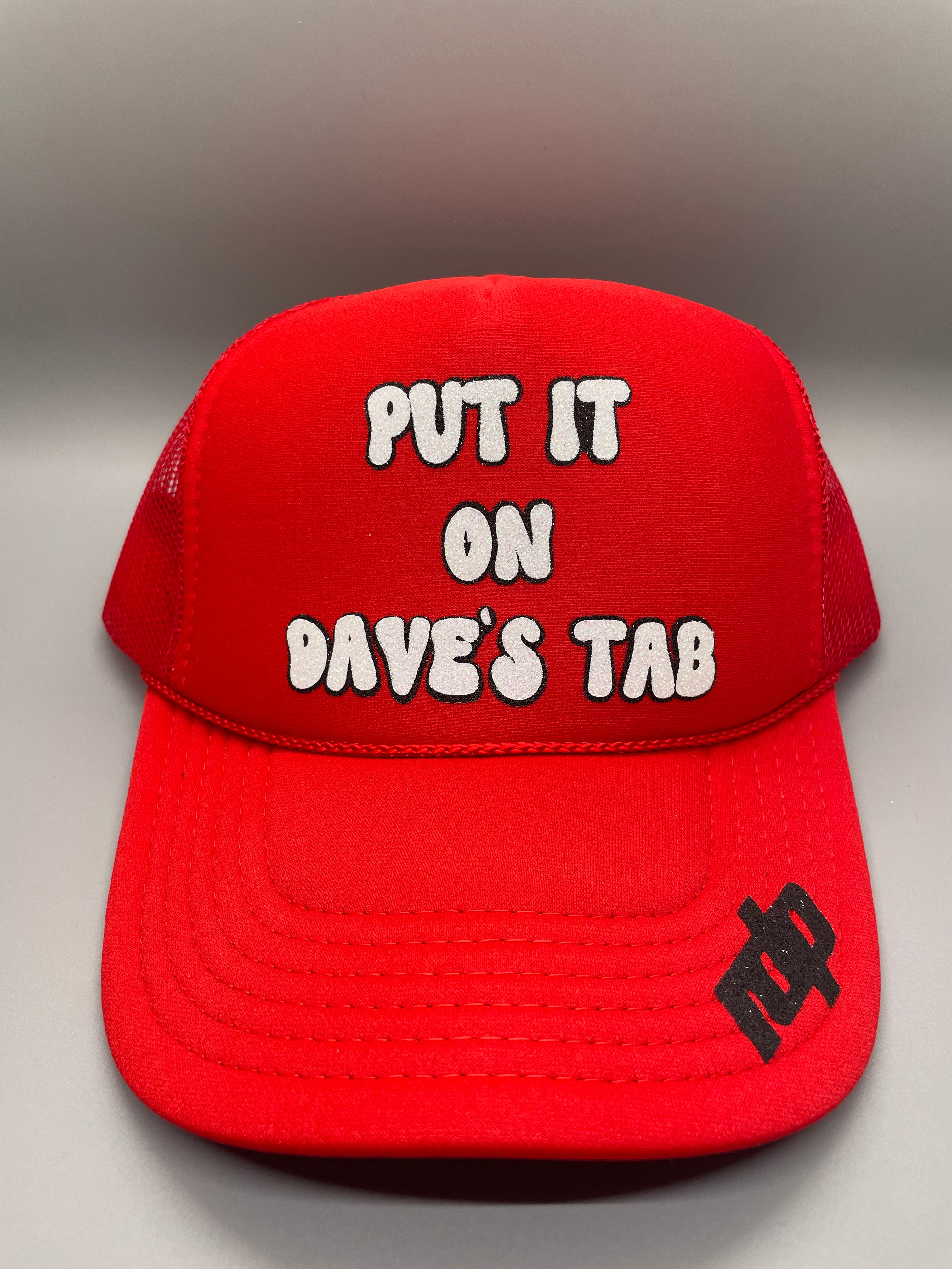 'Put it on Dave's tab' RDP Hat
