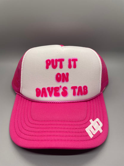 'Put it on Dave's tab' RDP Hat