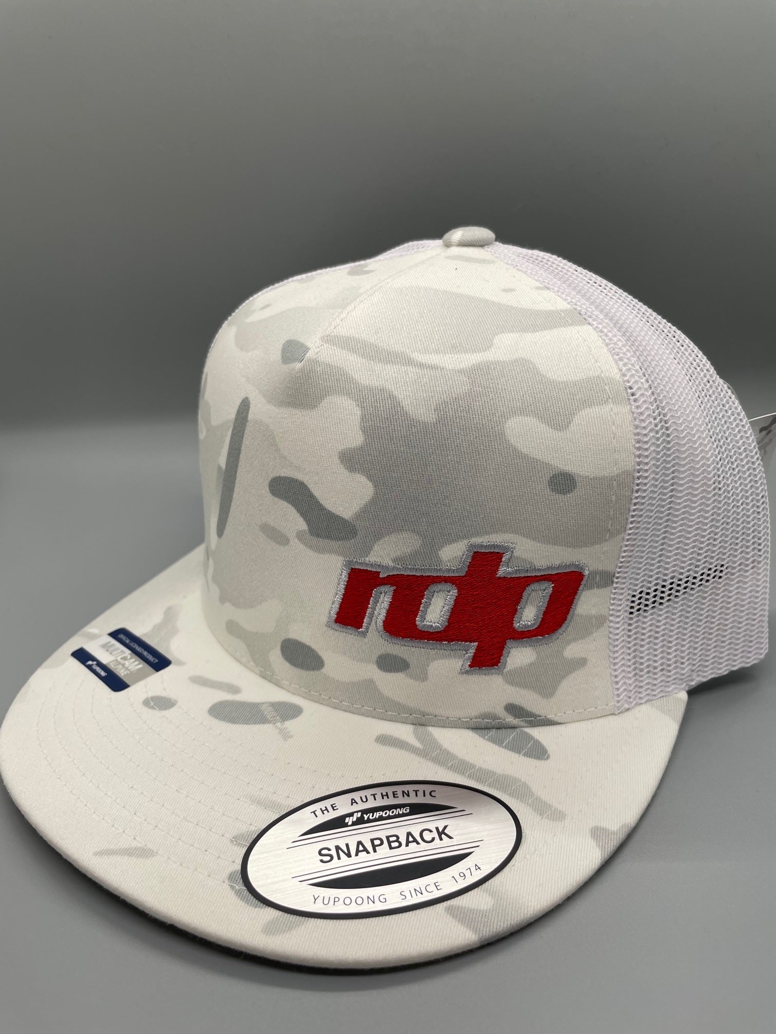 Original Snapback Multicam Alpine Flatbill- White Camo