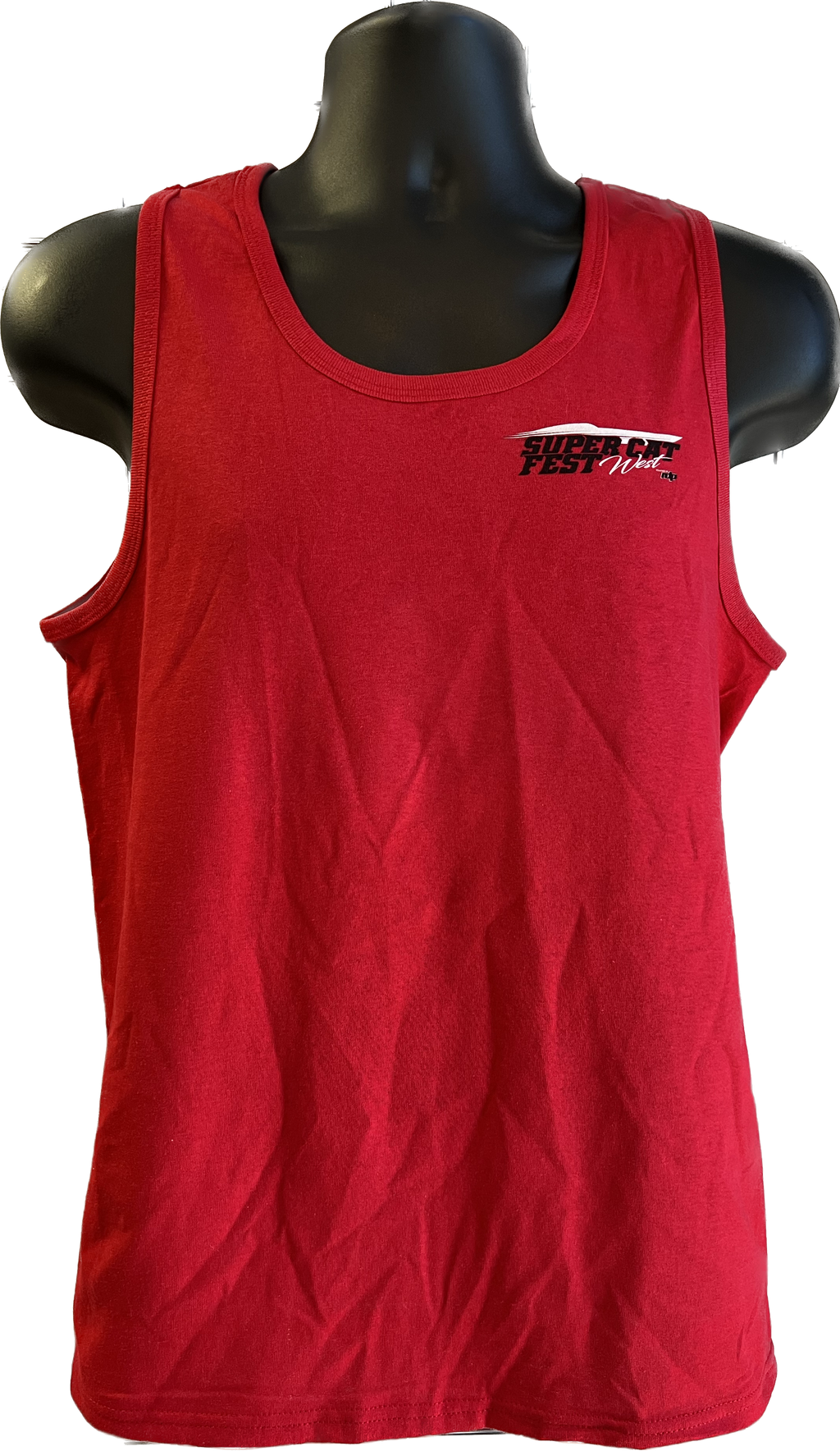 Super Cat Fest West Men's Black or Red Tank