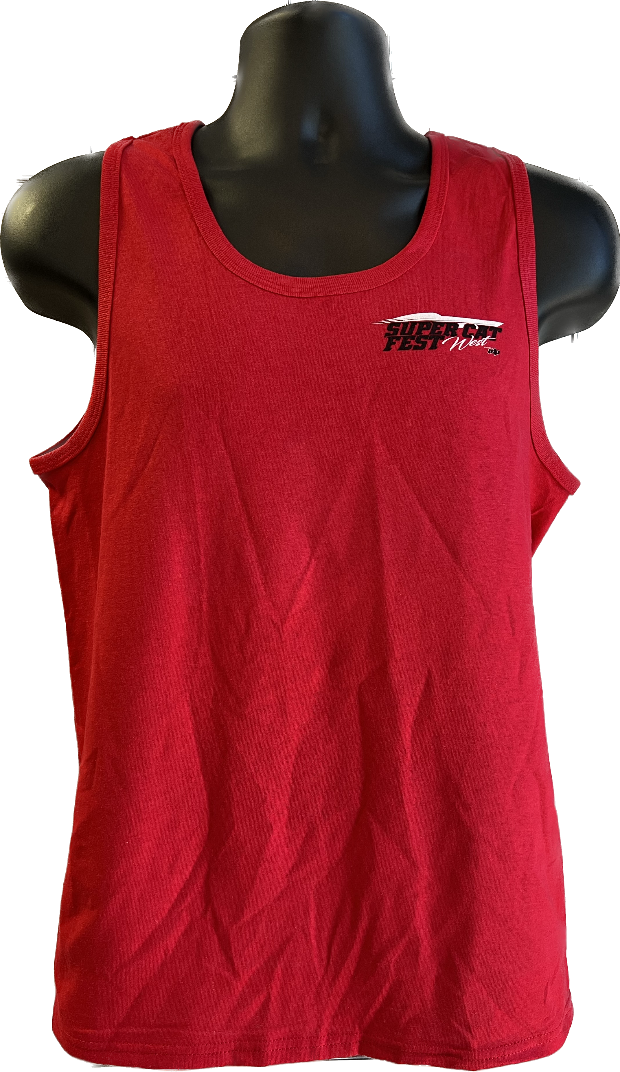 Super Cat Fest West Men's Black or Red Tank
