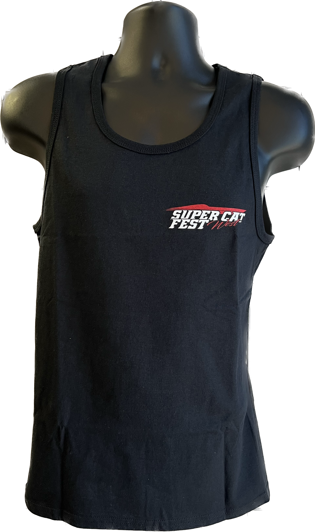 Super Cat Fest West Men's Black or Red Tank