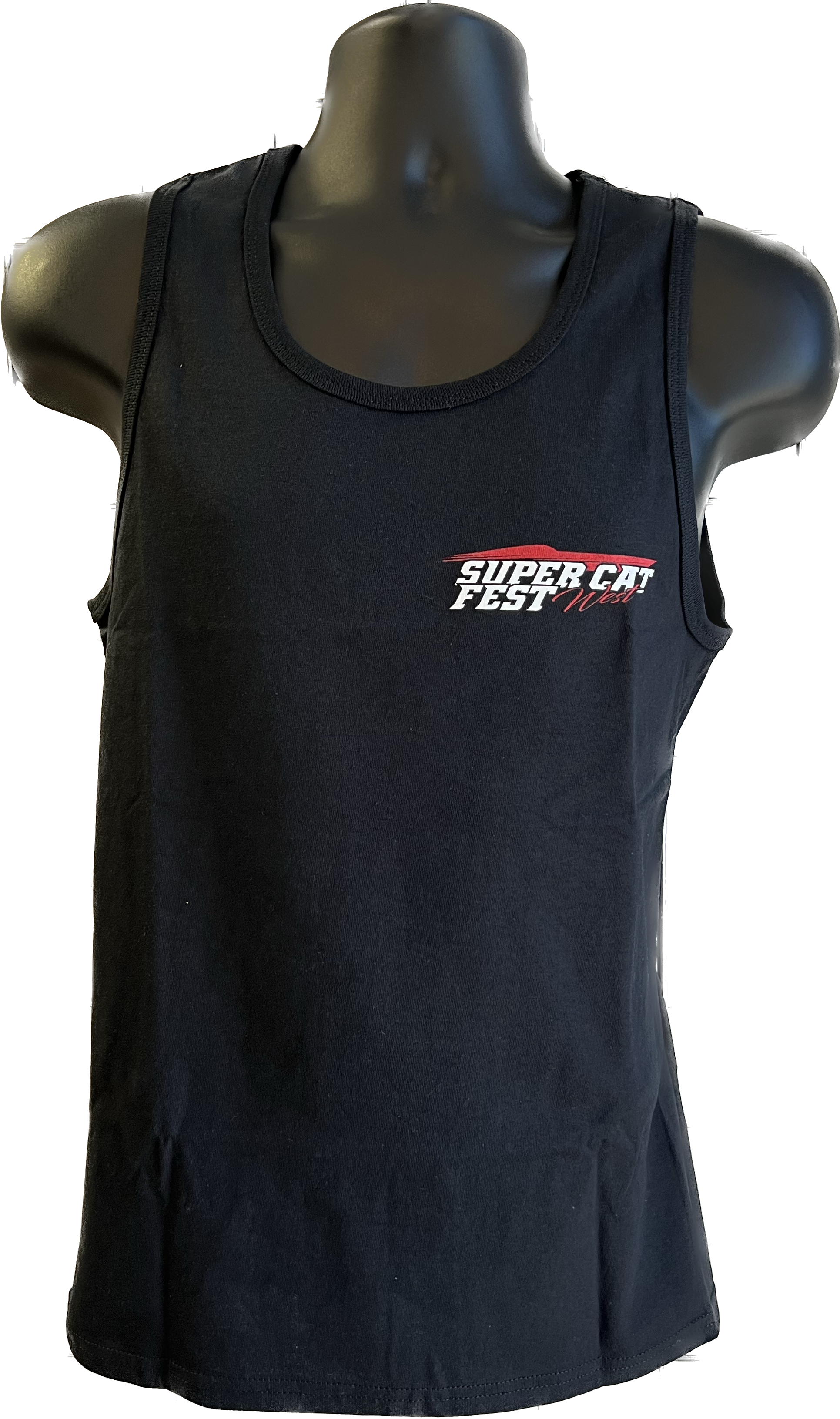 Super Cat Fest West Men's Black or Red Tank