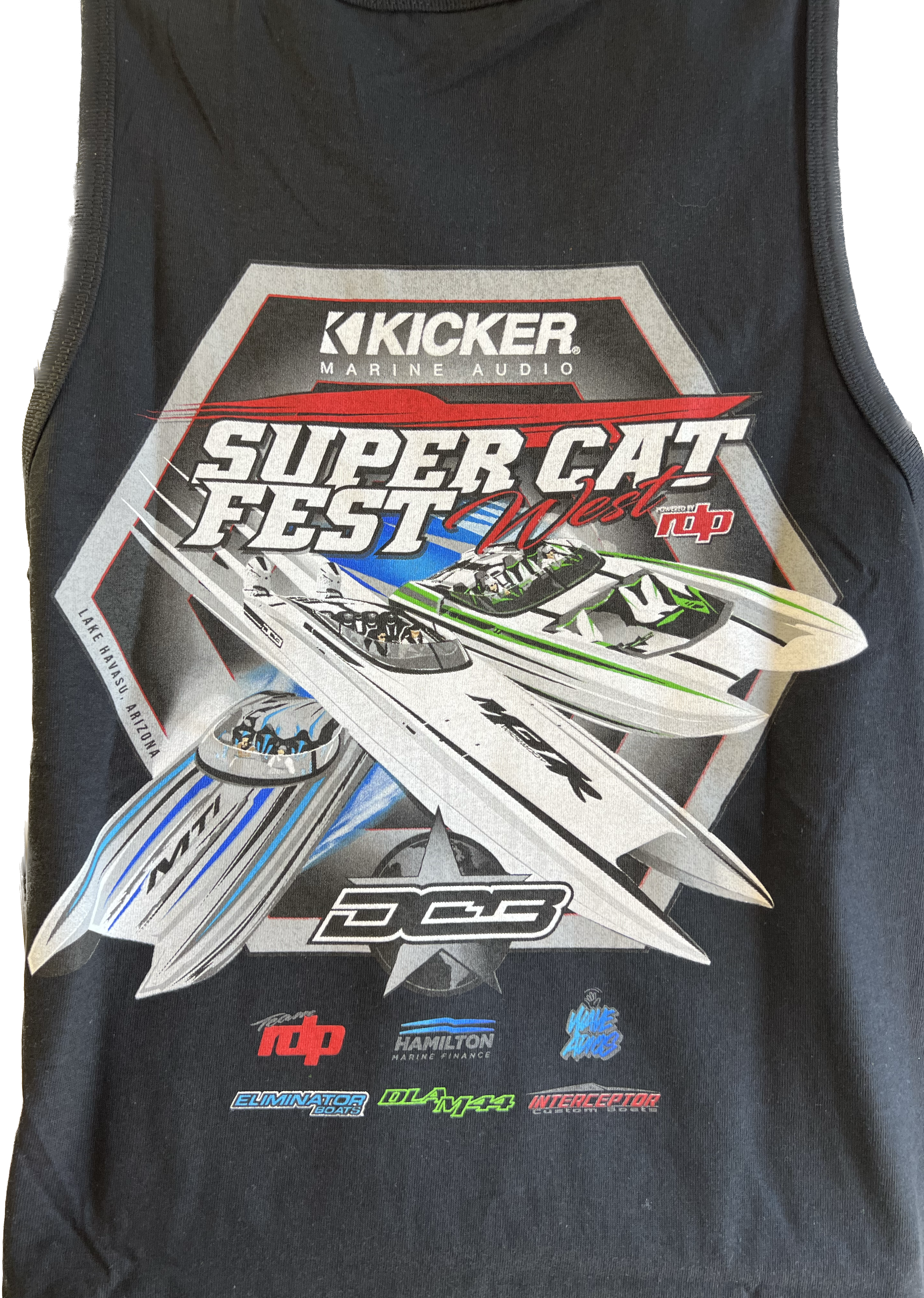 Super Cat Fest West Men's Black or Red Tank