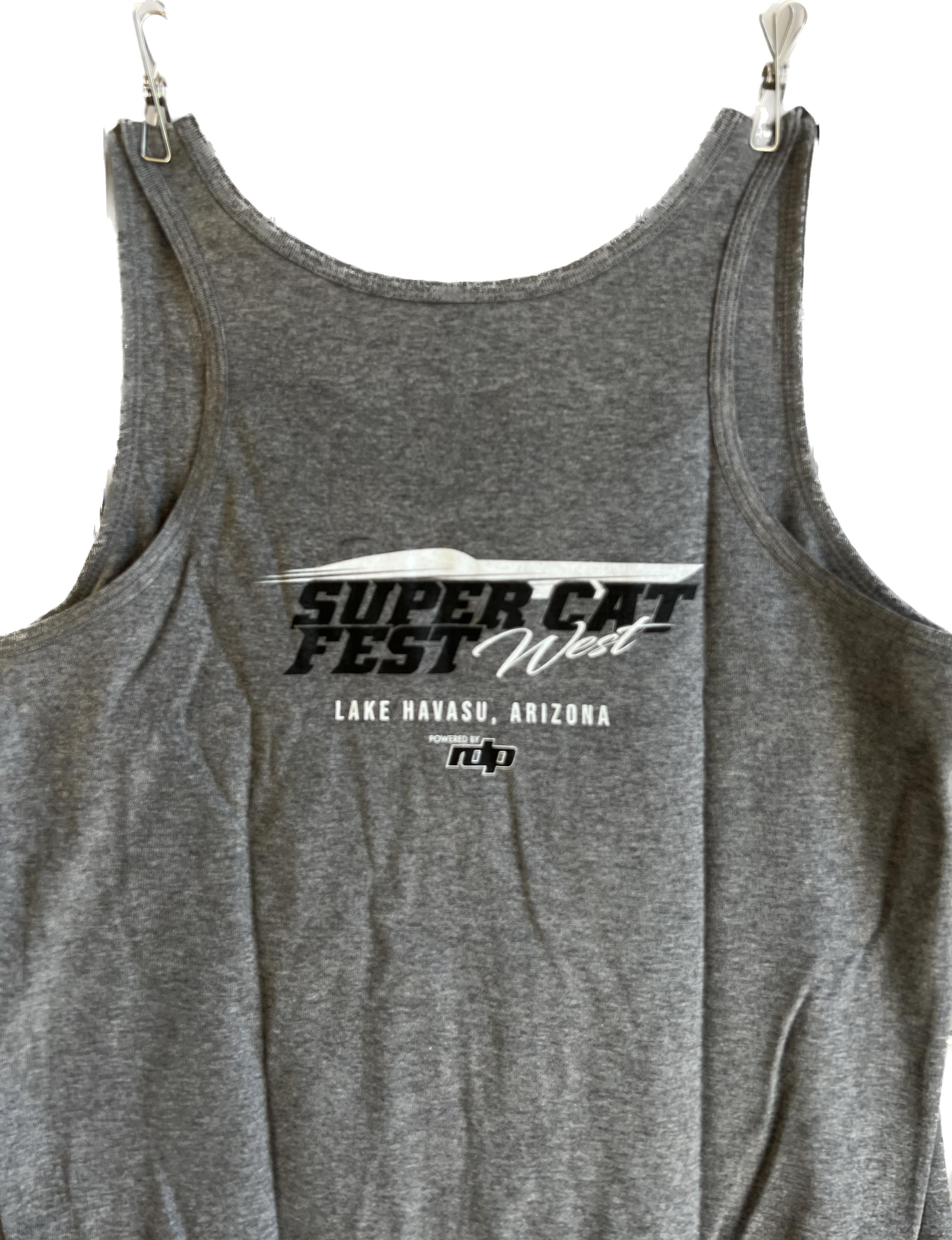 Super Cat Fest West Women's Black or Grey Cotton Tank