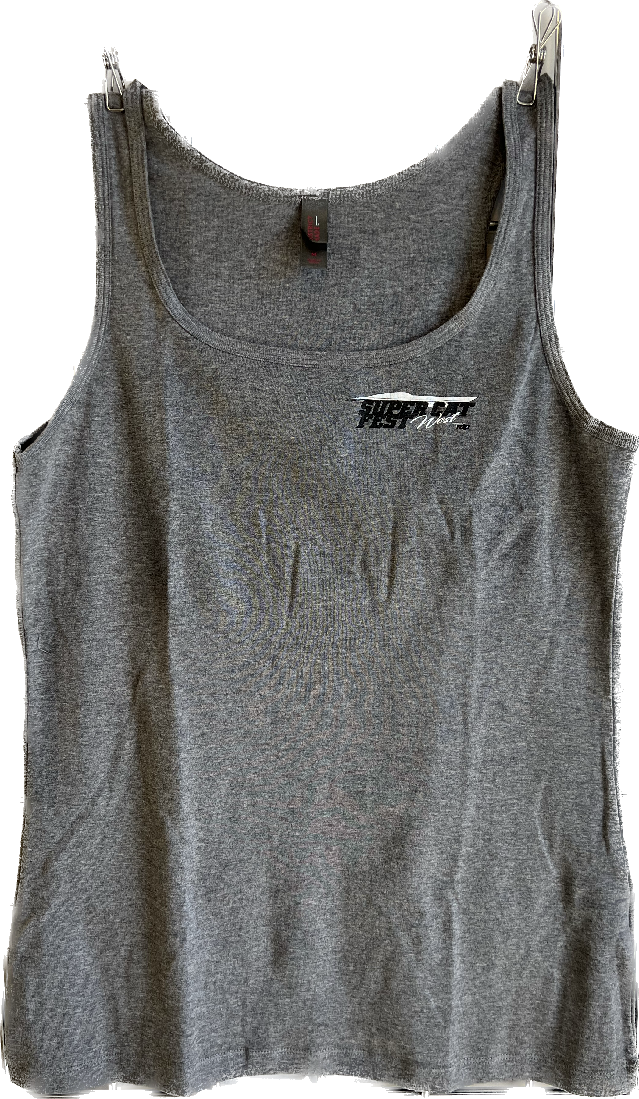 Super Cat Fest West Women's Black or Grey Cotton Tank