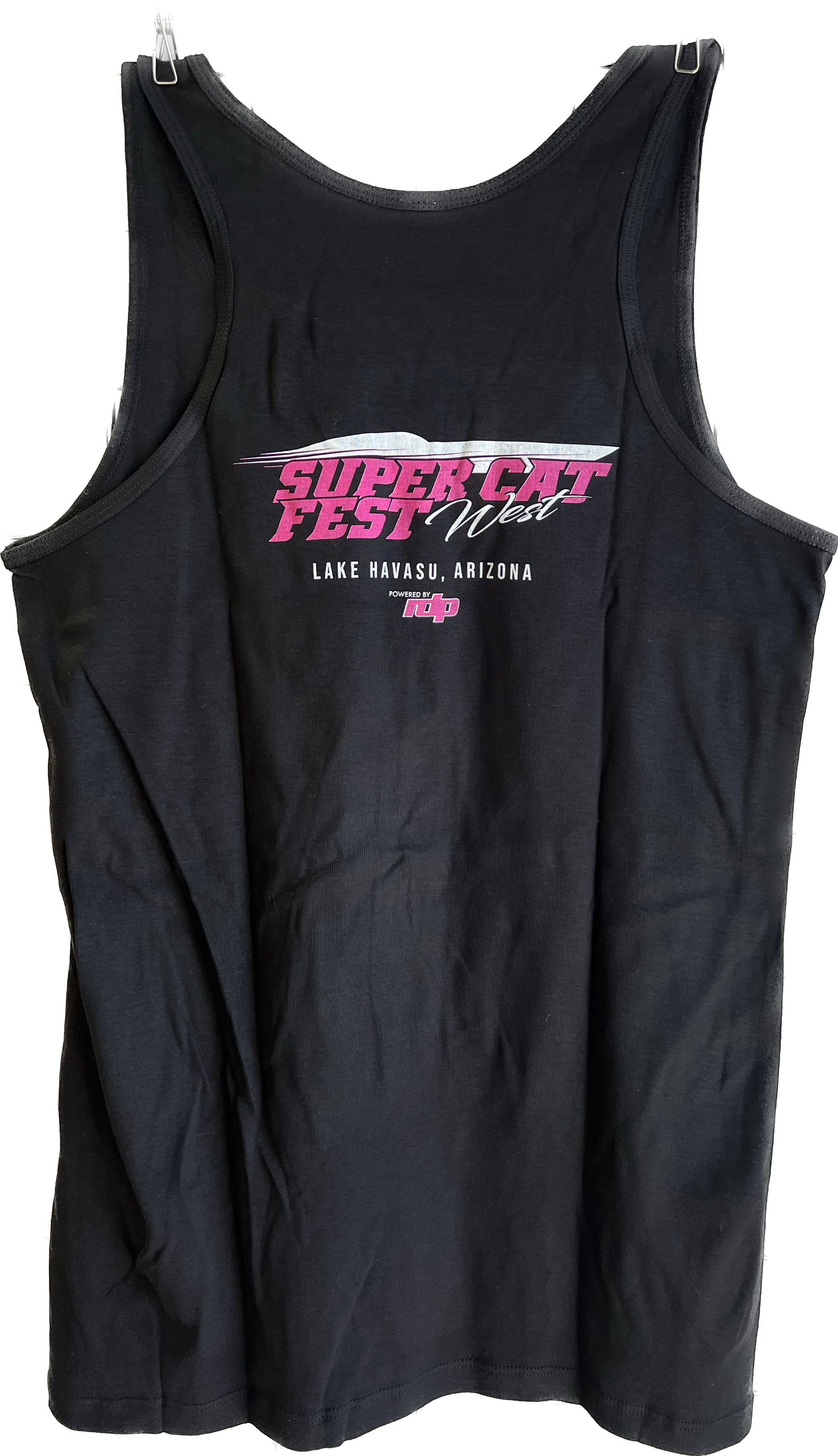 Super Cat Fest West Women's Black or Grey Cotton Tank