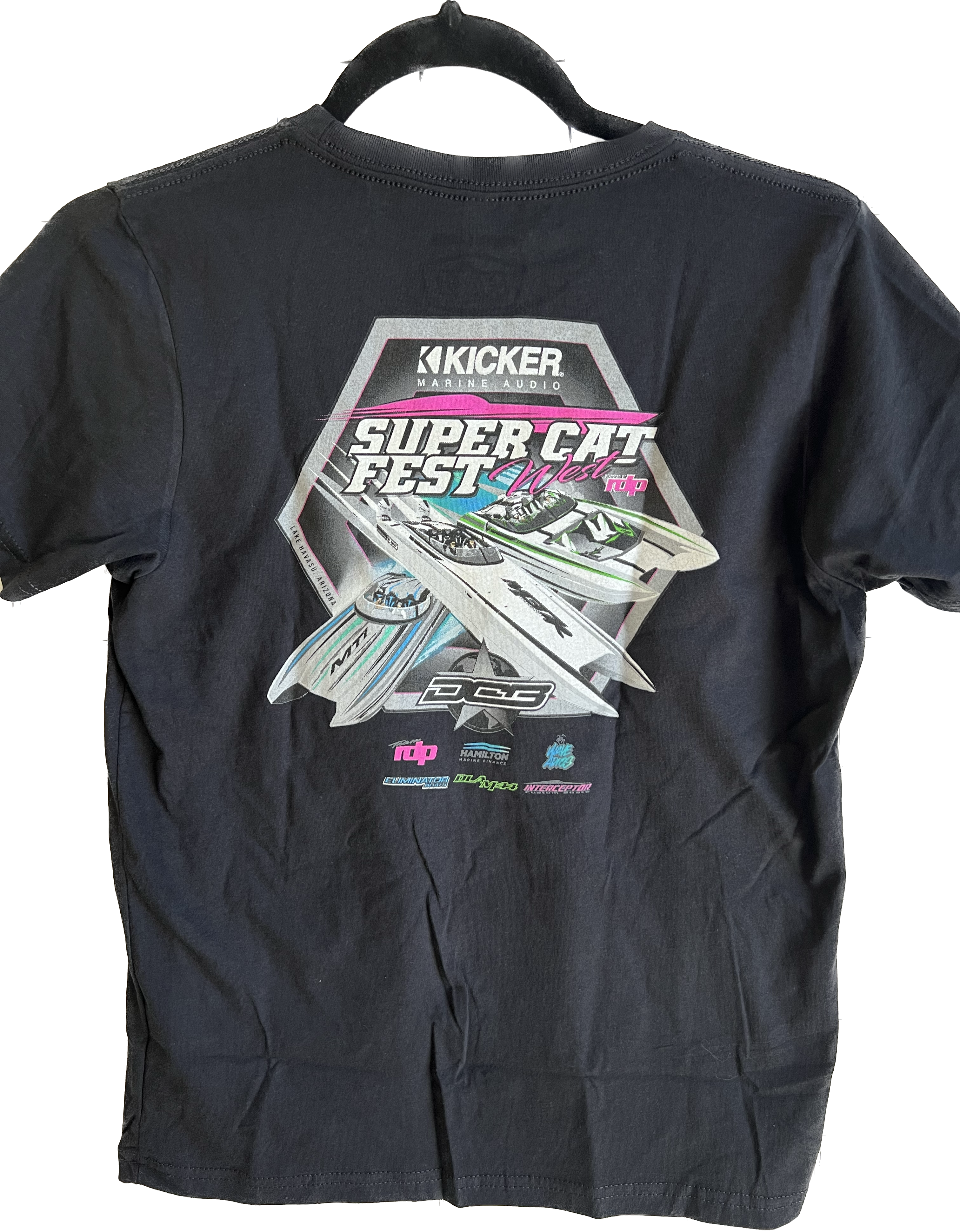 Super Cat Fest West Youth Black Tee