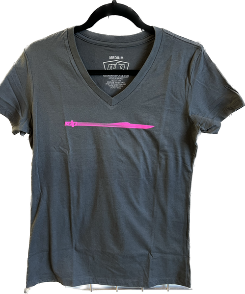 Women's Boat Decal Tee Charcoal or Pink