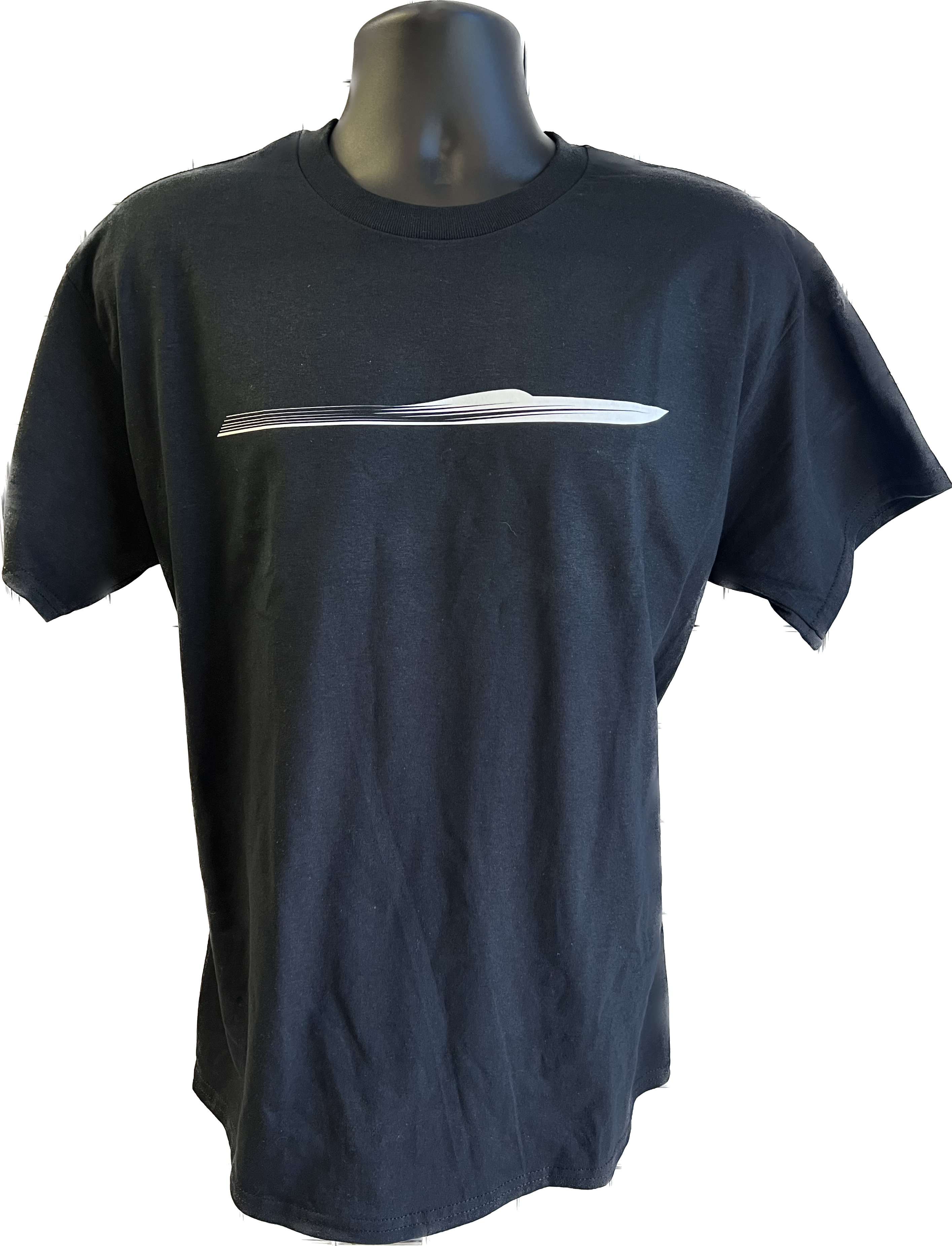 Super Cat Fest West Men's Black Boat Decal Tee