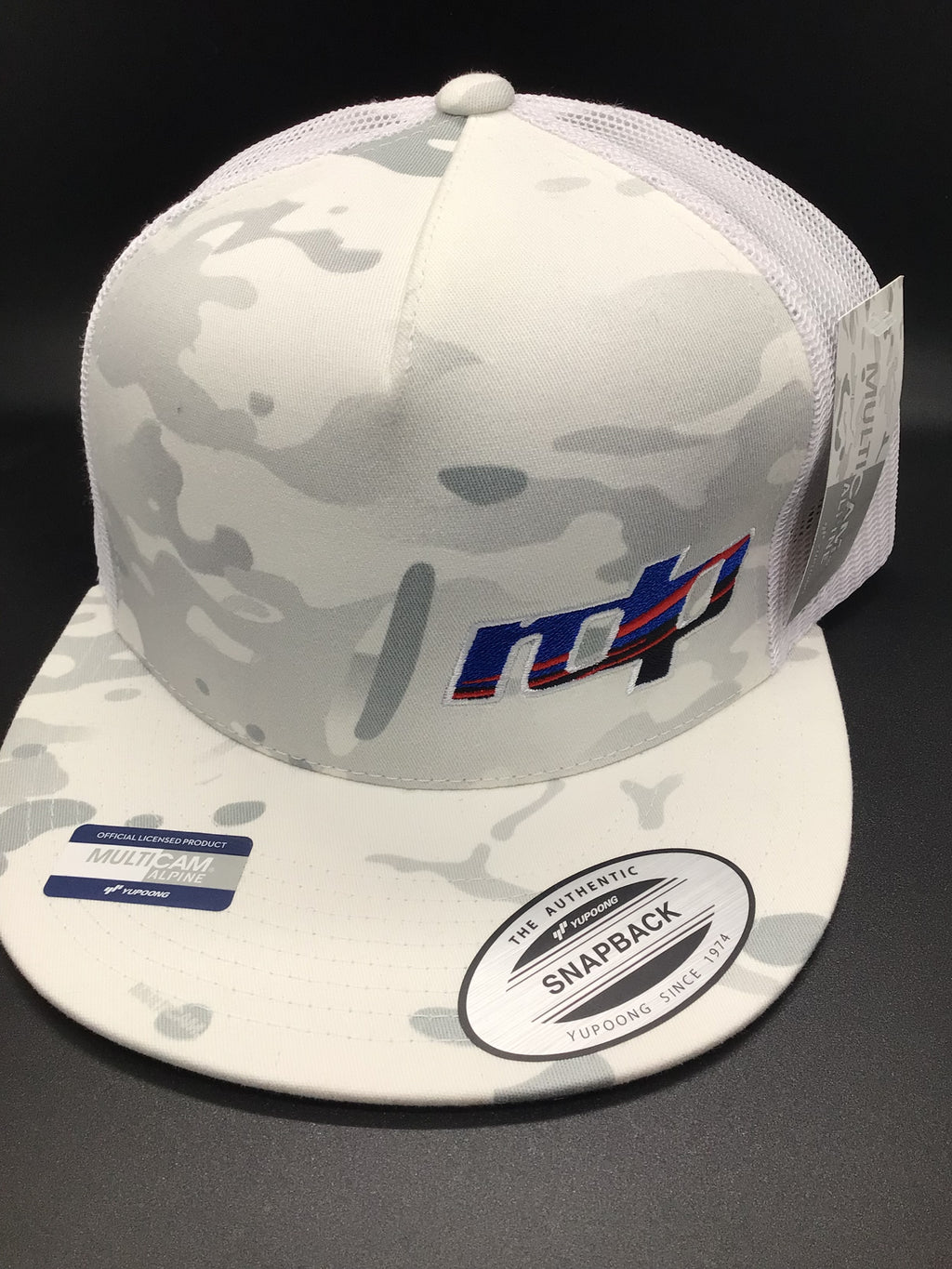 Original Snapback Multicam Alpine Flatbill- White Camo
