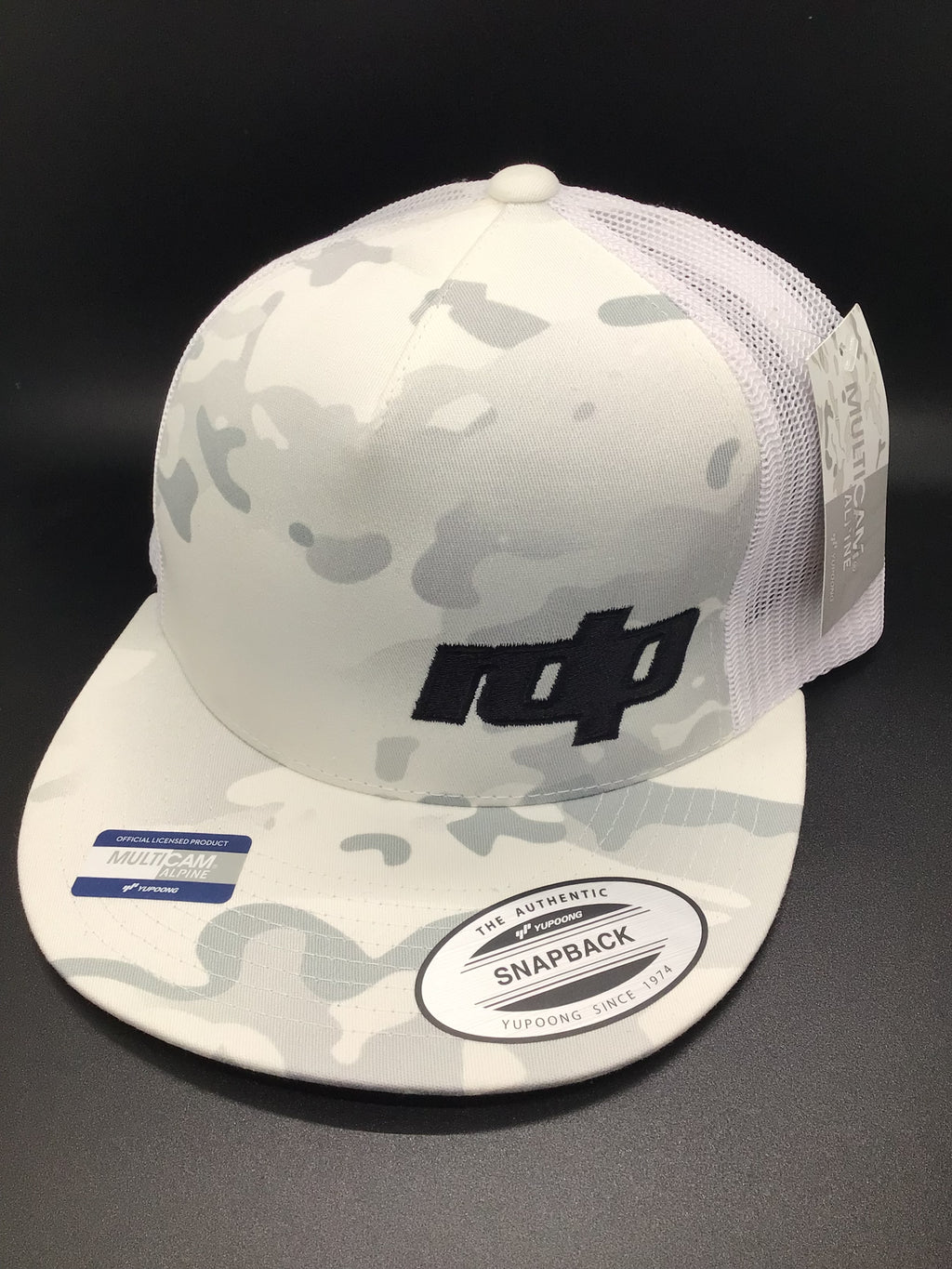 Original Snapback Multicam Alpine Flatbill- White Camo