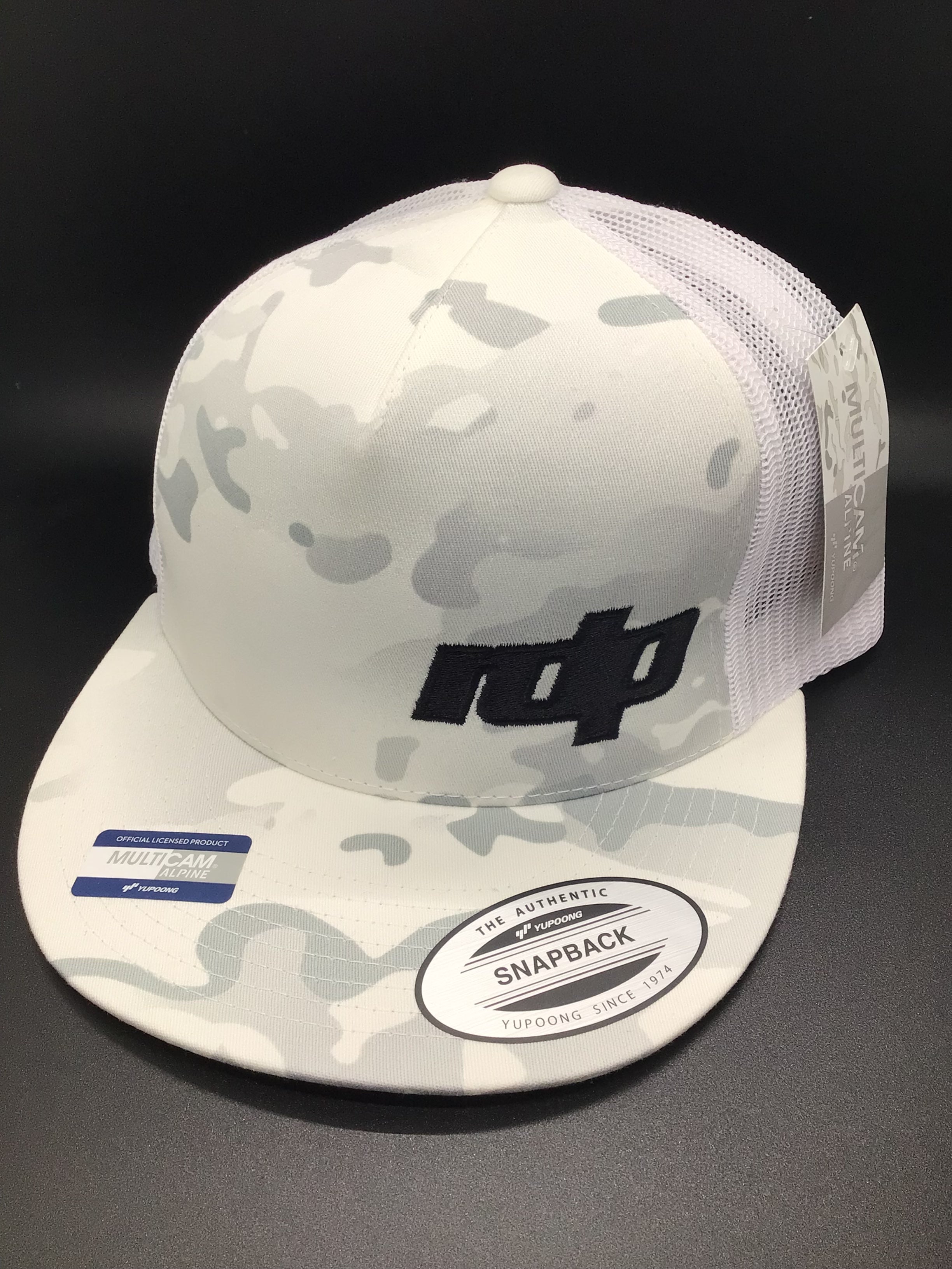 Original Snapback Multicam Alpine Flatbill- White Camo