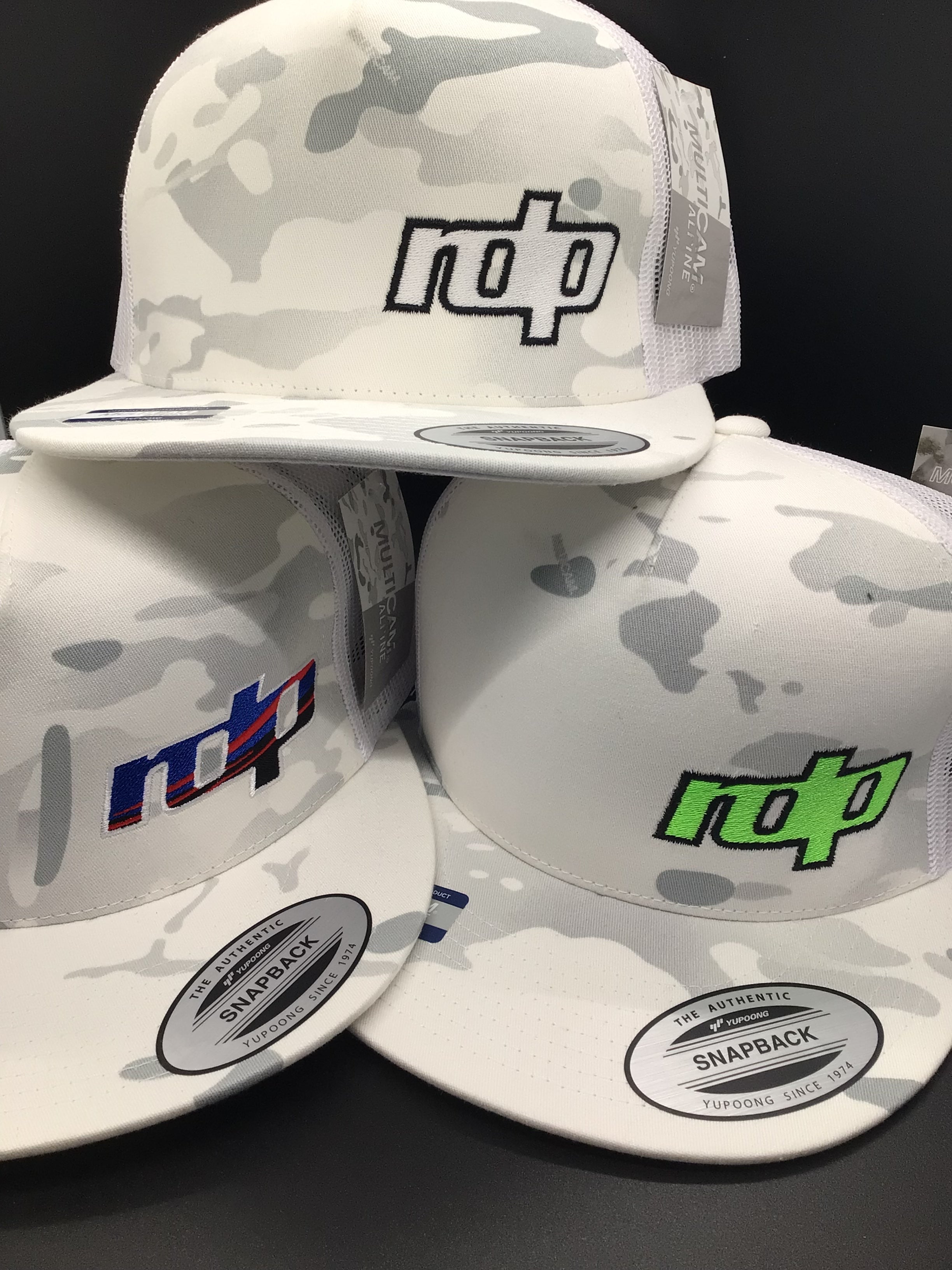 Original Snapback Multicam Alpine Flatbill- White Camo