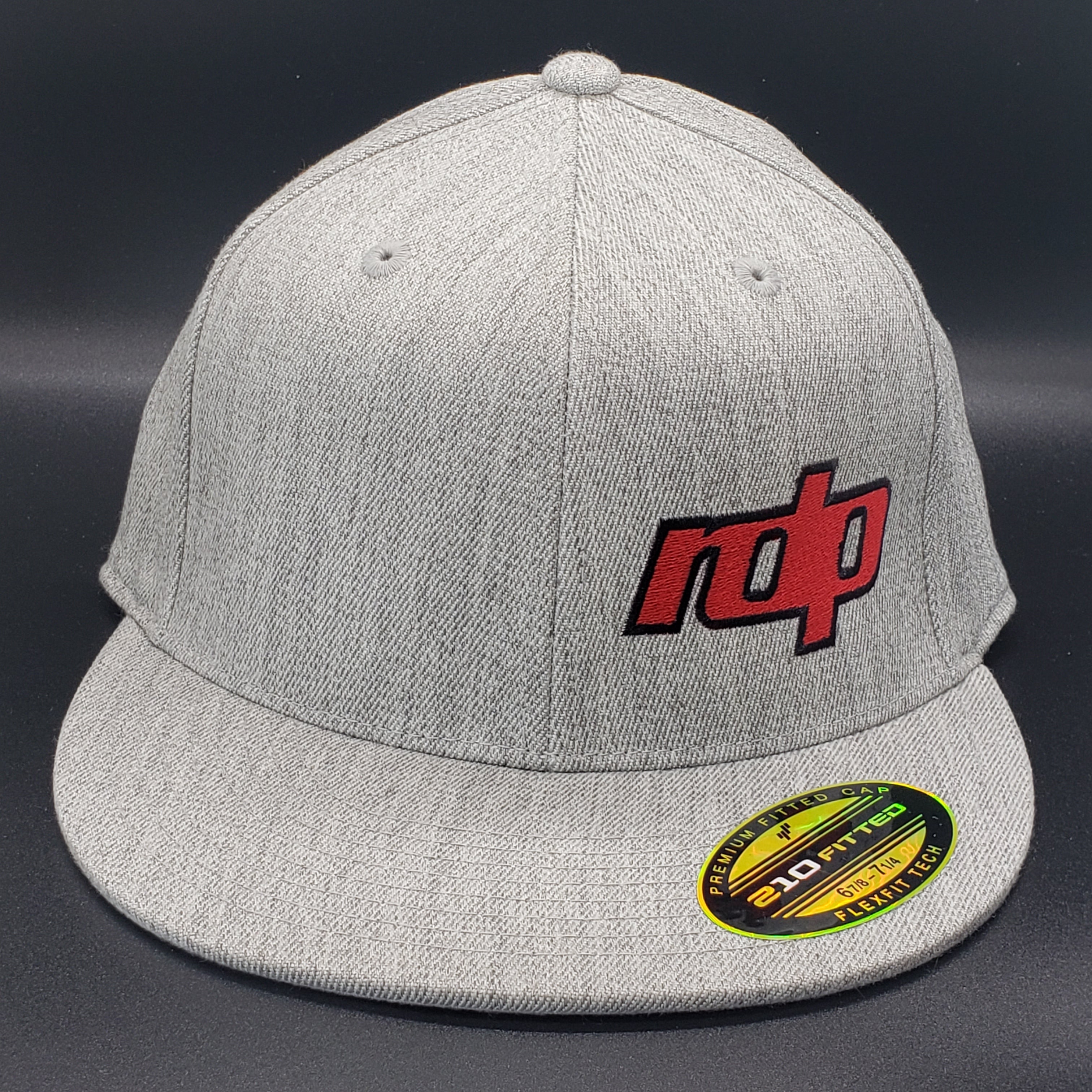 210 Fitted Heather Grey- 7 1/4 - 7 5/8