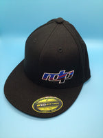 210 Fitted Flatbill - Black (7 1/14-7 5/8)