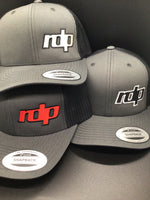 Authentic Snapback- Dark Grey/Black Mesh