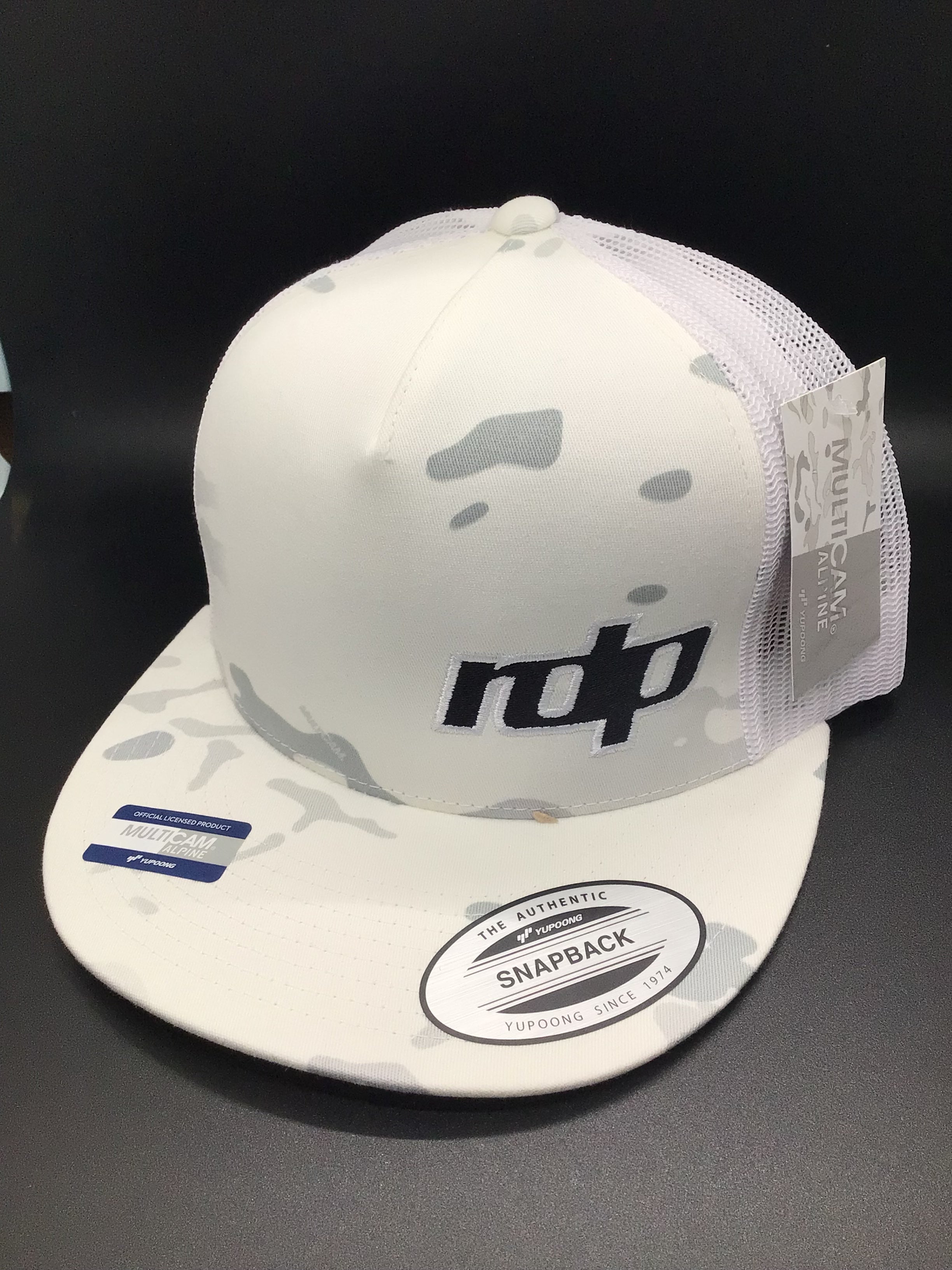 Original Snapback Multicam Alpine Flatbill- White Camo