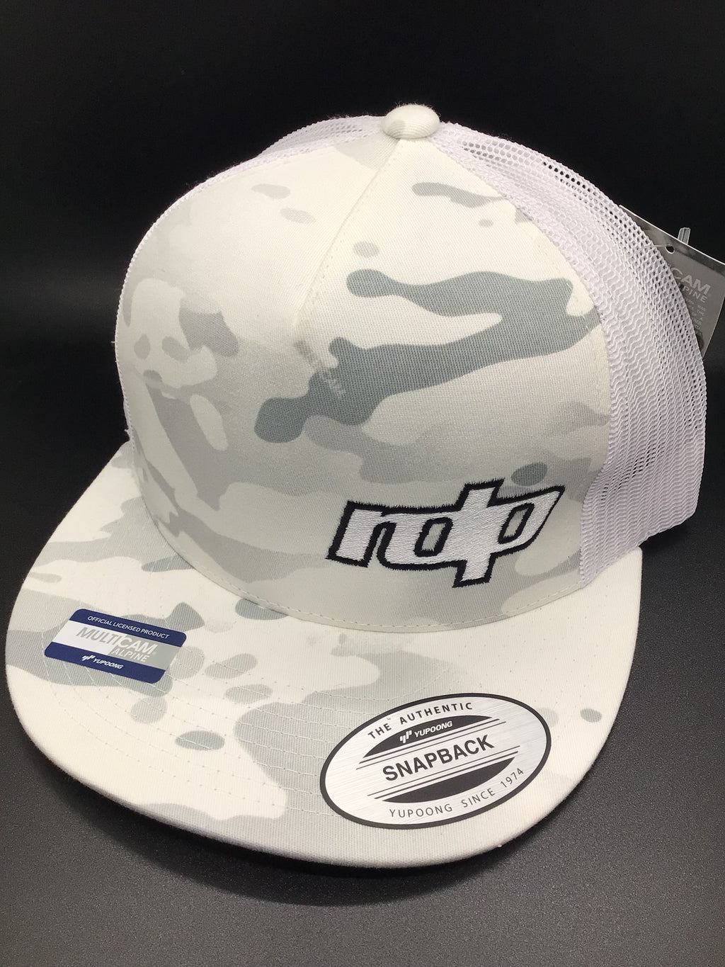 Original Snapback Multicam Alpine Flatbill- White Camo