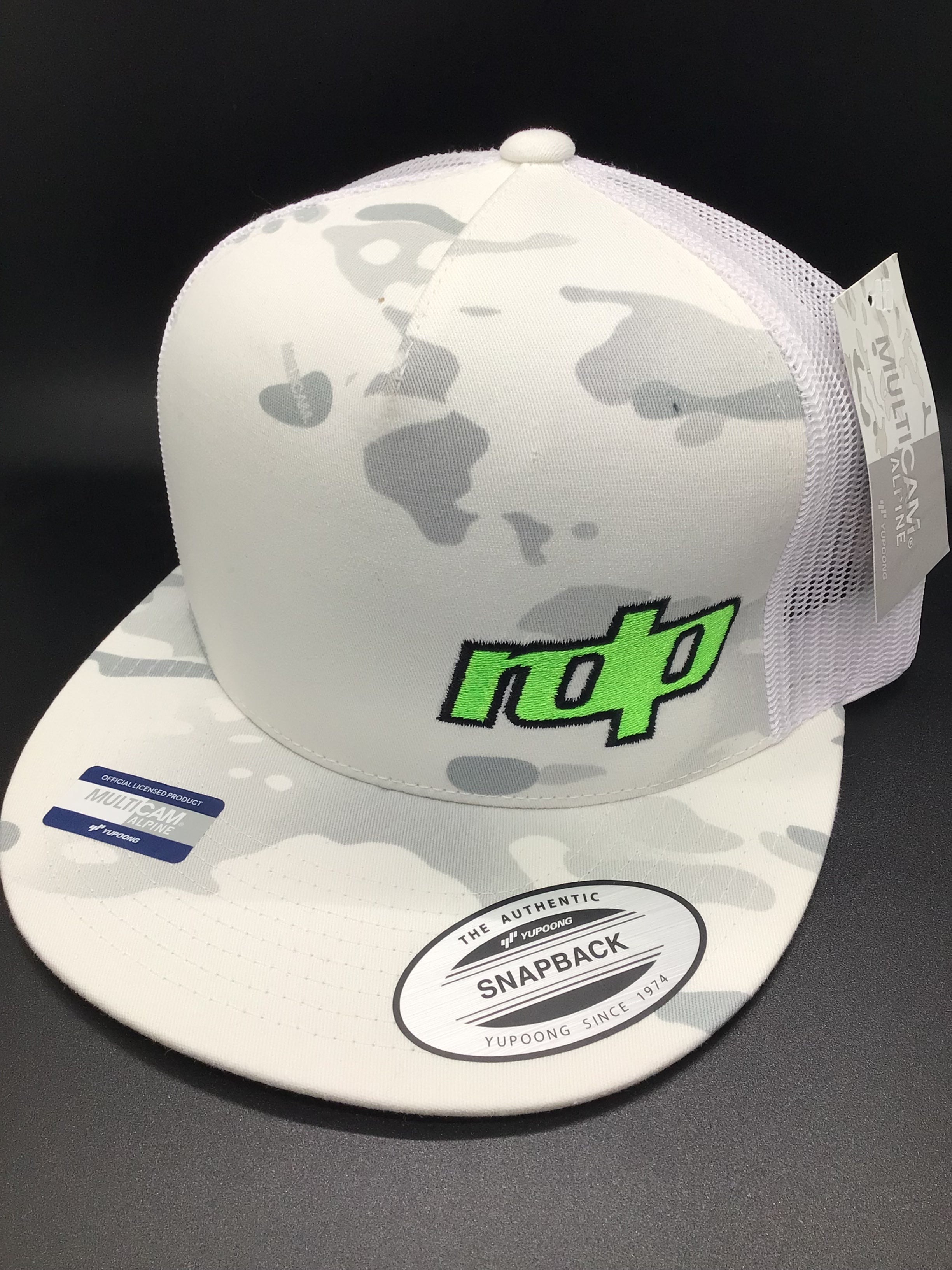 Original Snapback Multicam Alpine Flatbill- White Camo